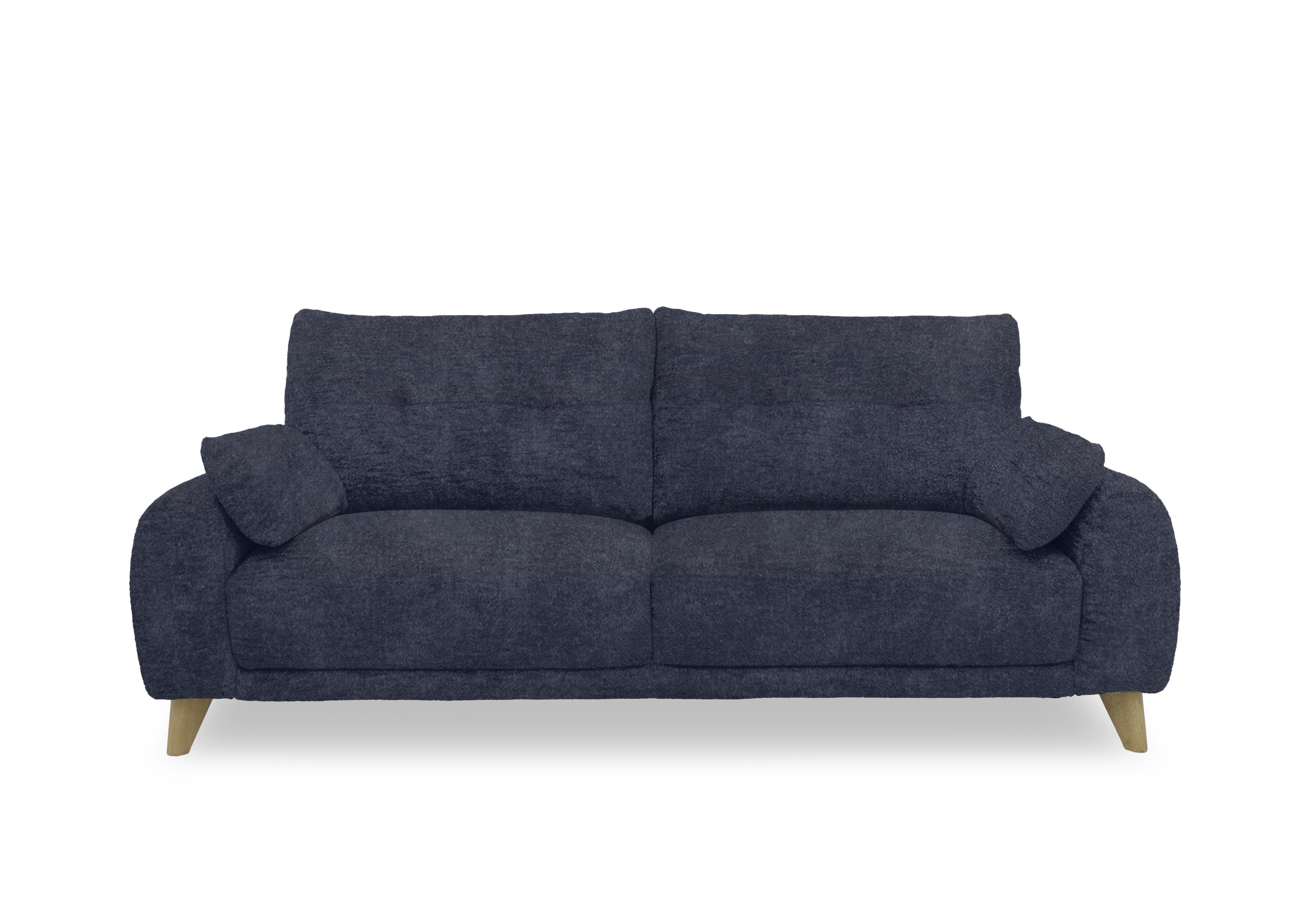 Malmo Fabric 3 Seater Sofa in Bfa-Ori-R23 Blue on Furniture Village