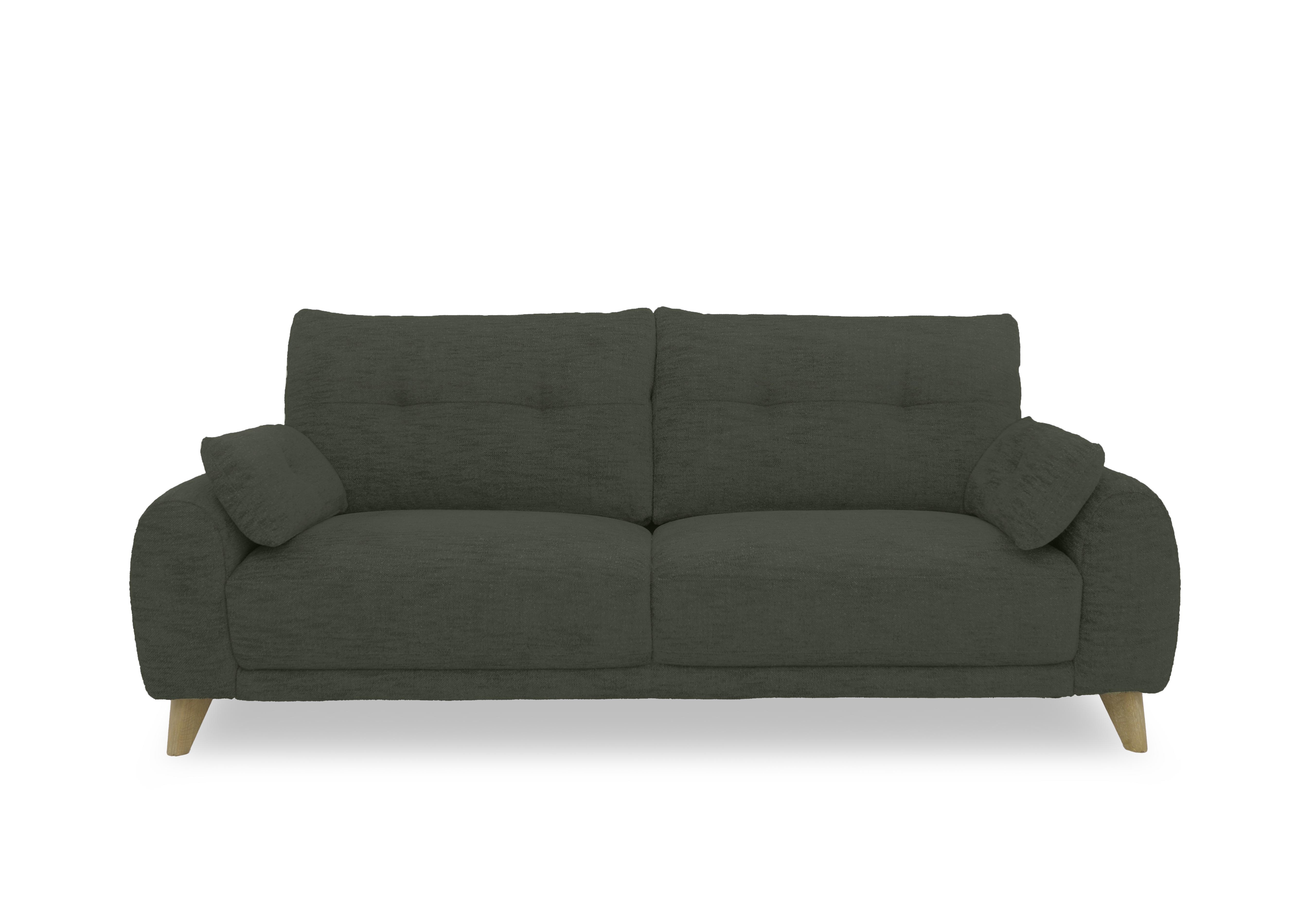 Malmo Fabric 3 Seater Sofa in Fab-Can-R352 Forest Green on Furniture Village