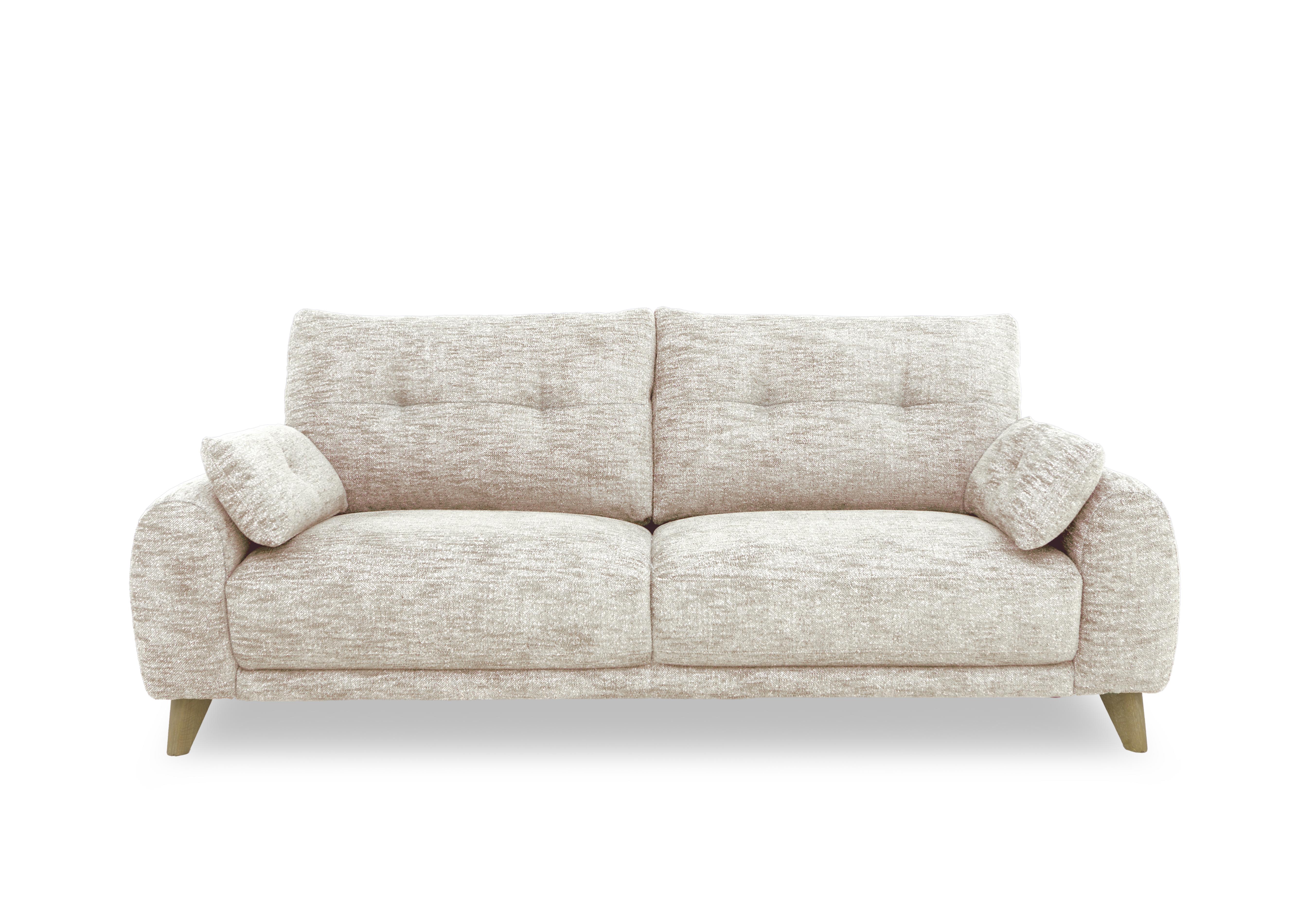 Malmo Fabric 3 Seater Sofa in Fab-Mga-R04 Beige on Furniture Village