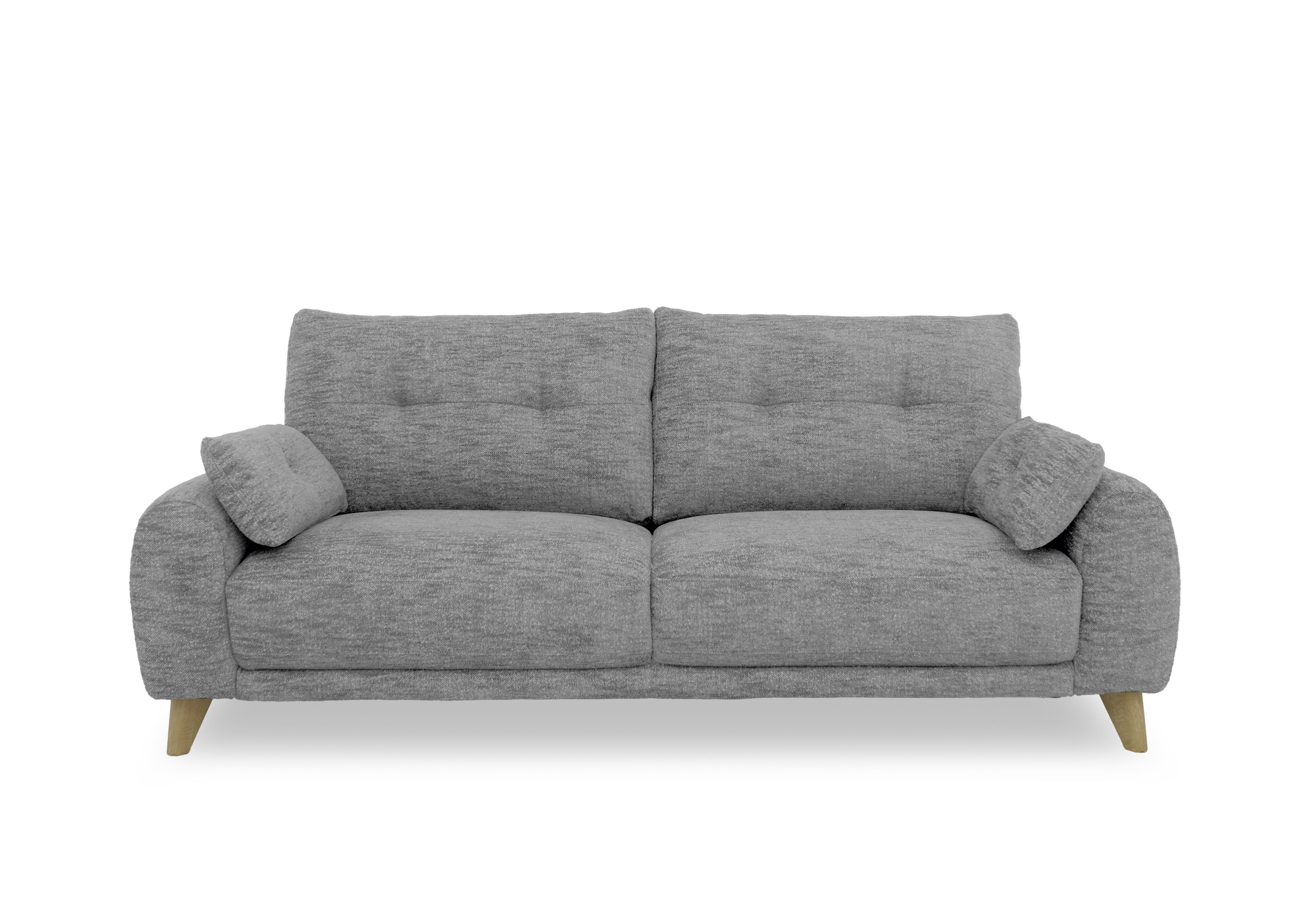 Malmo Fabric 3 Seater Sofa in Fab-Mga-R09 Dove Grey on Furniture Village