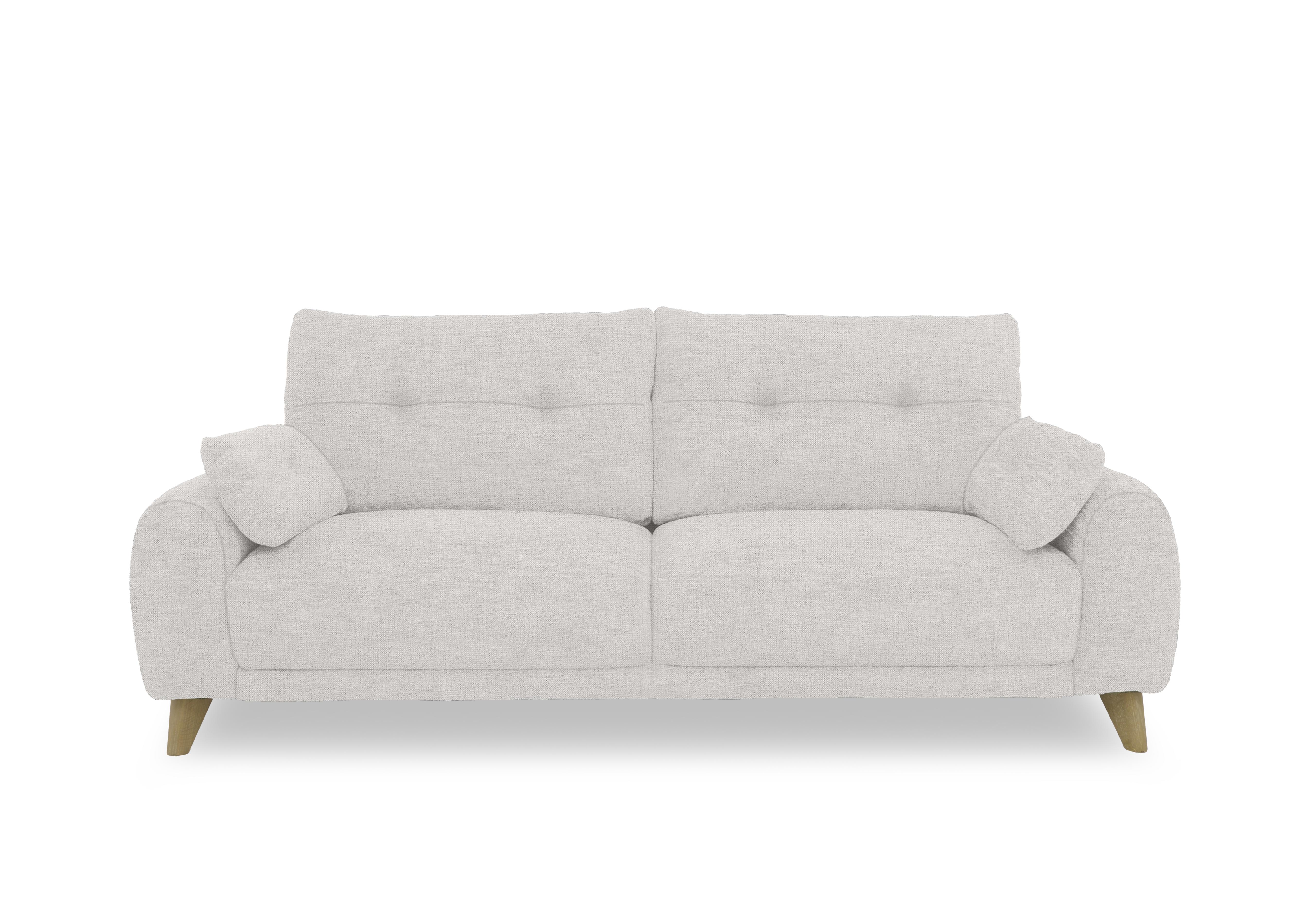 Malmo Fabric 3 Seater Sofa in Fab-Mil-R110 Sand on Furniture Village