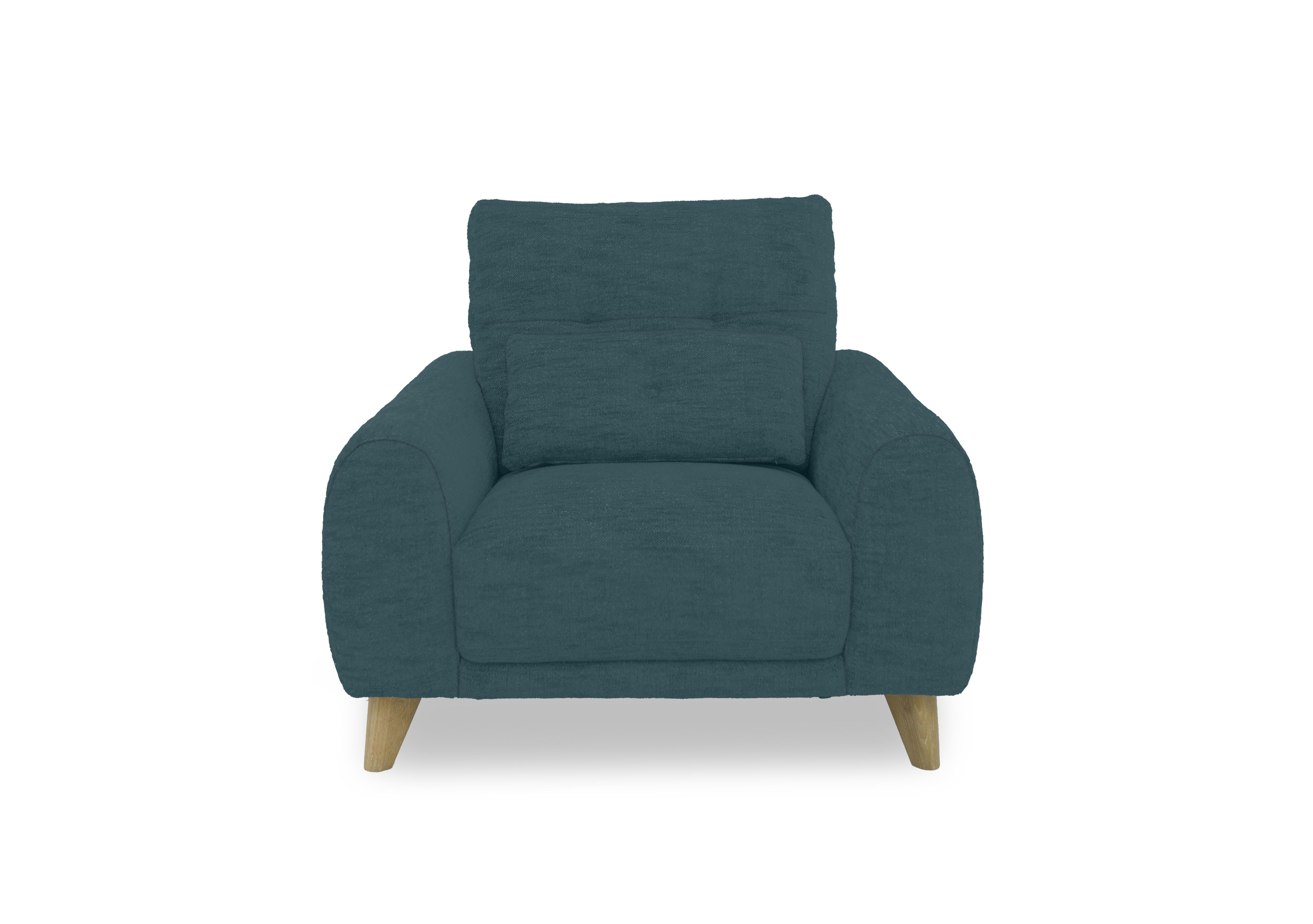 Malmo Fabric Chair in Fab-Can-R340 Peacock on Furniture Village