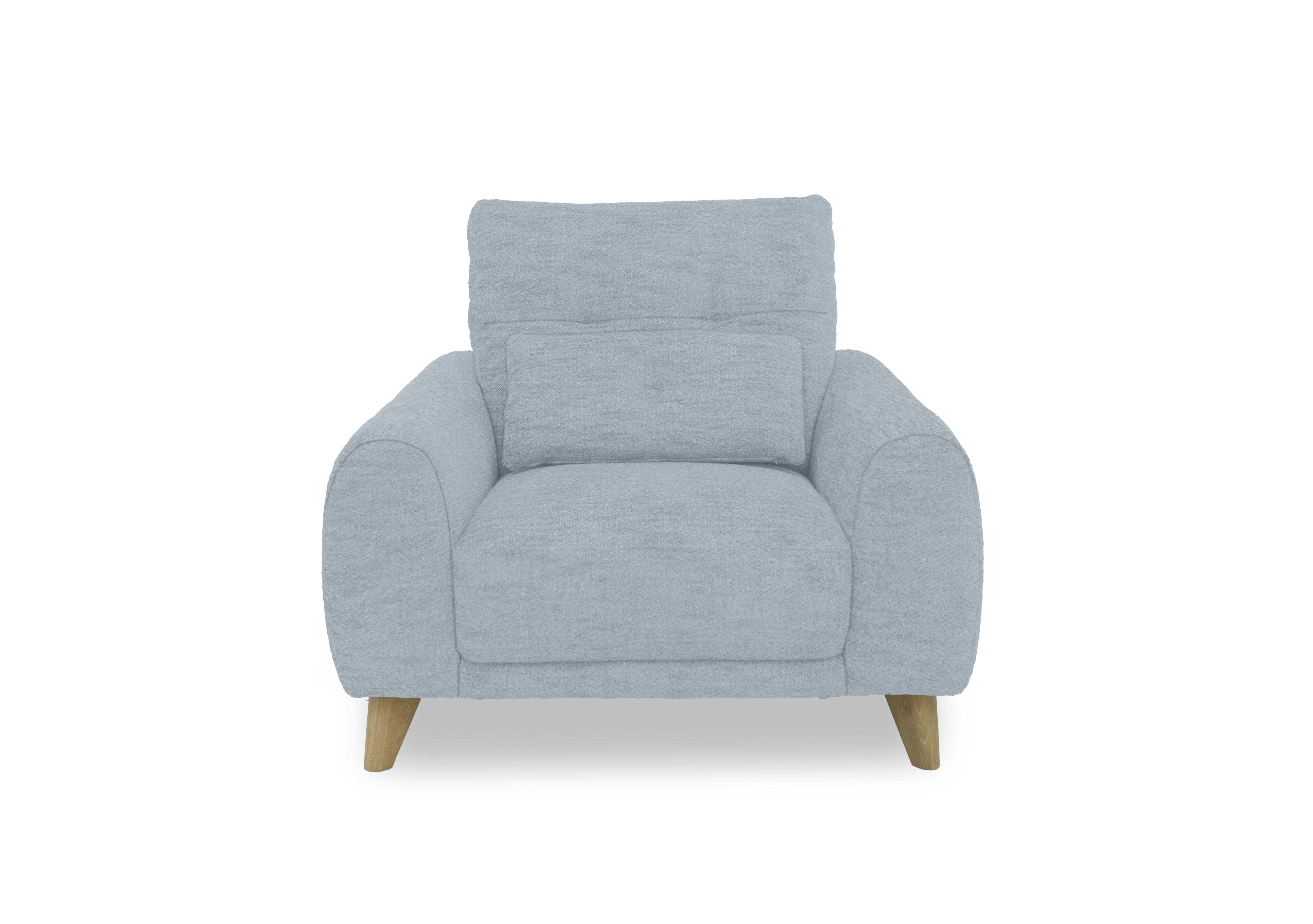 Malmo Fabric Chair in Fab-Meo-R17 Baby Blue on Furniture Village