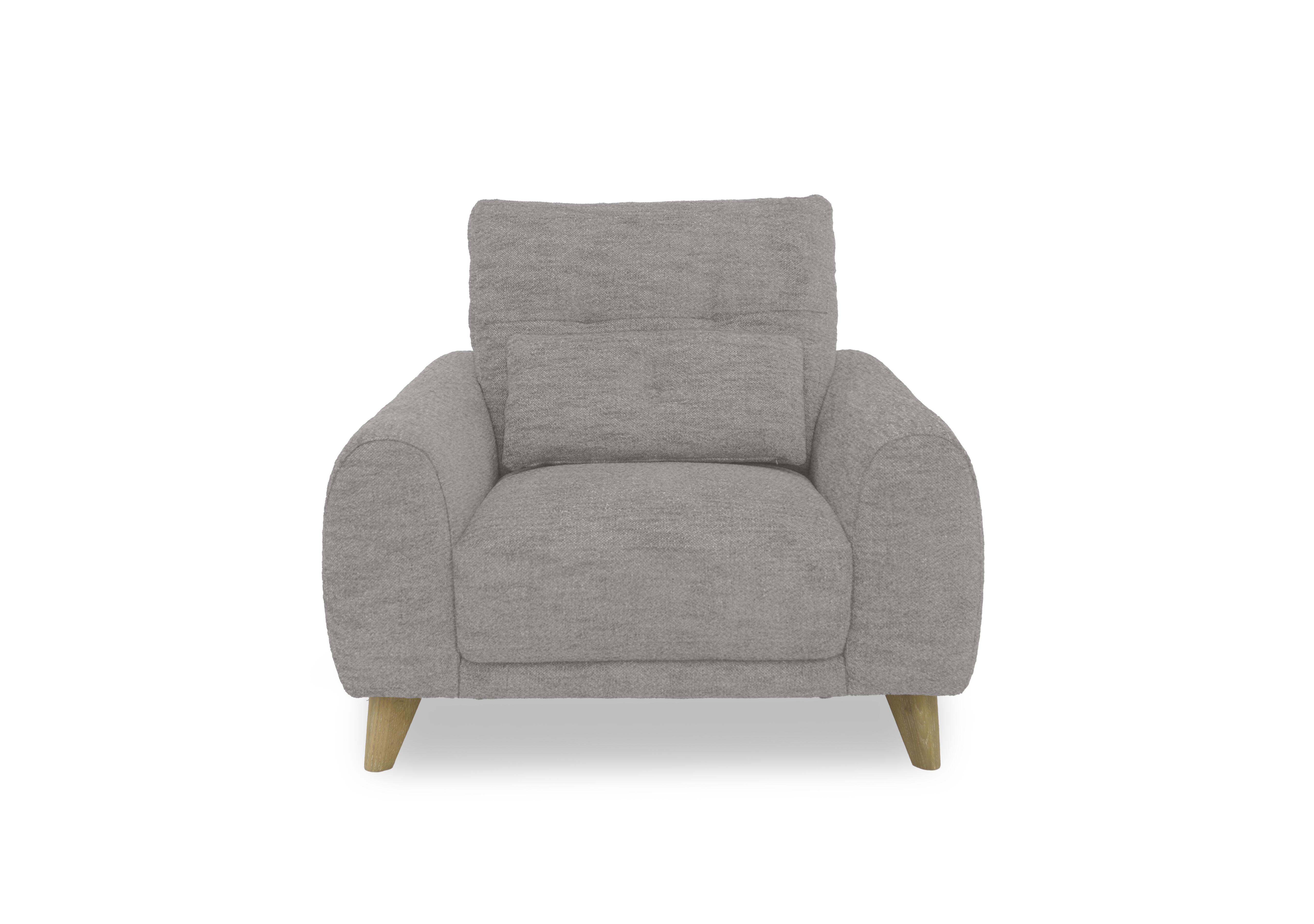 Malmo Fabric Chair in Fab-Meo-R27 Pewter on Furniture Village