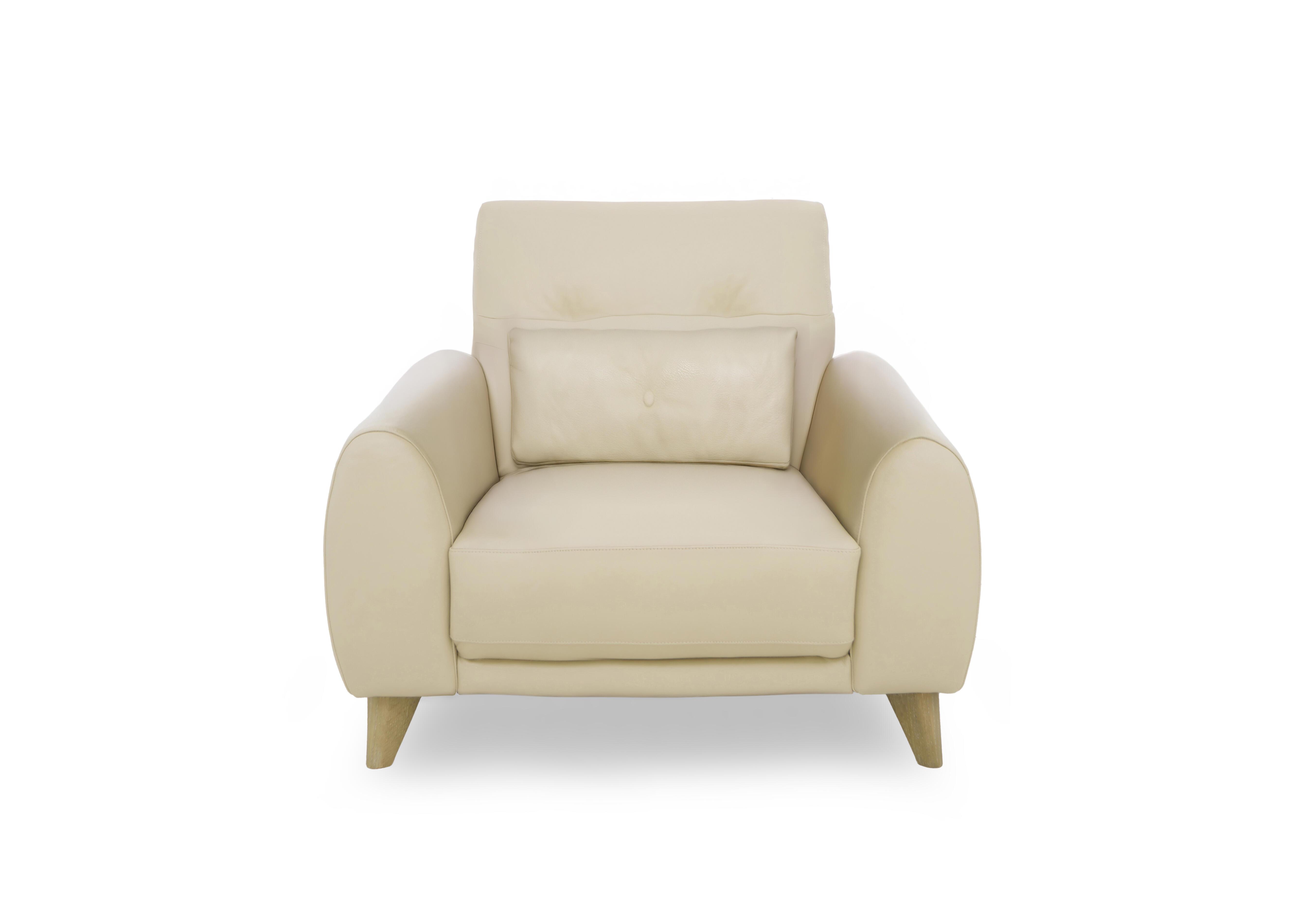 Malmo Leather Chair in Nc-862c Bisque on Furniture Village