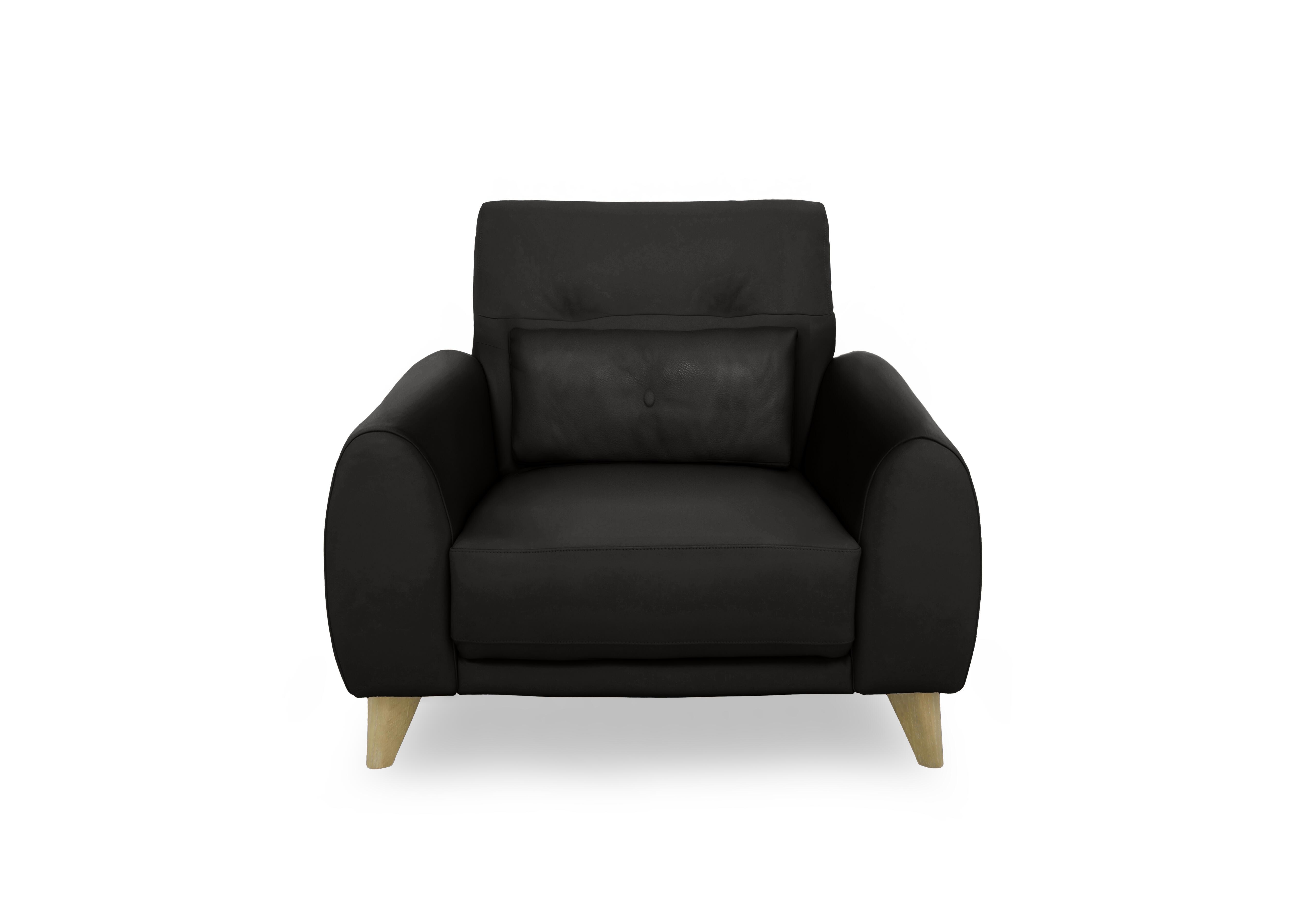 Malmo Leather Chair in Nw-517e Shale Grey on Furniture Village