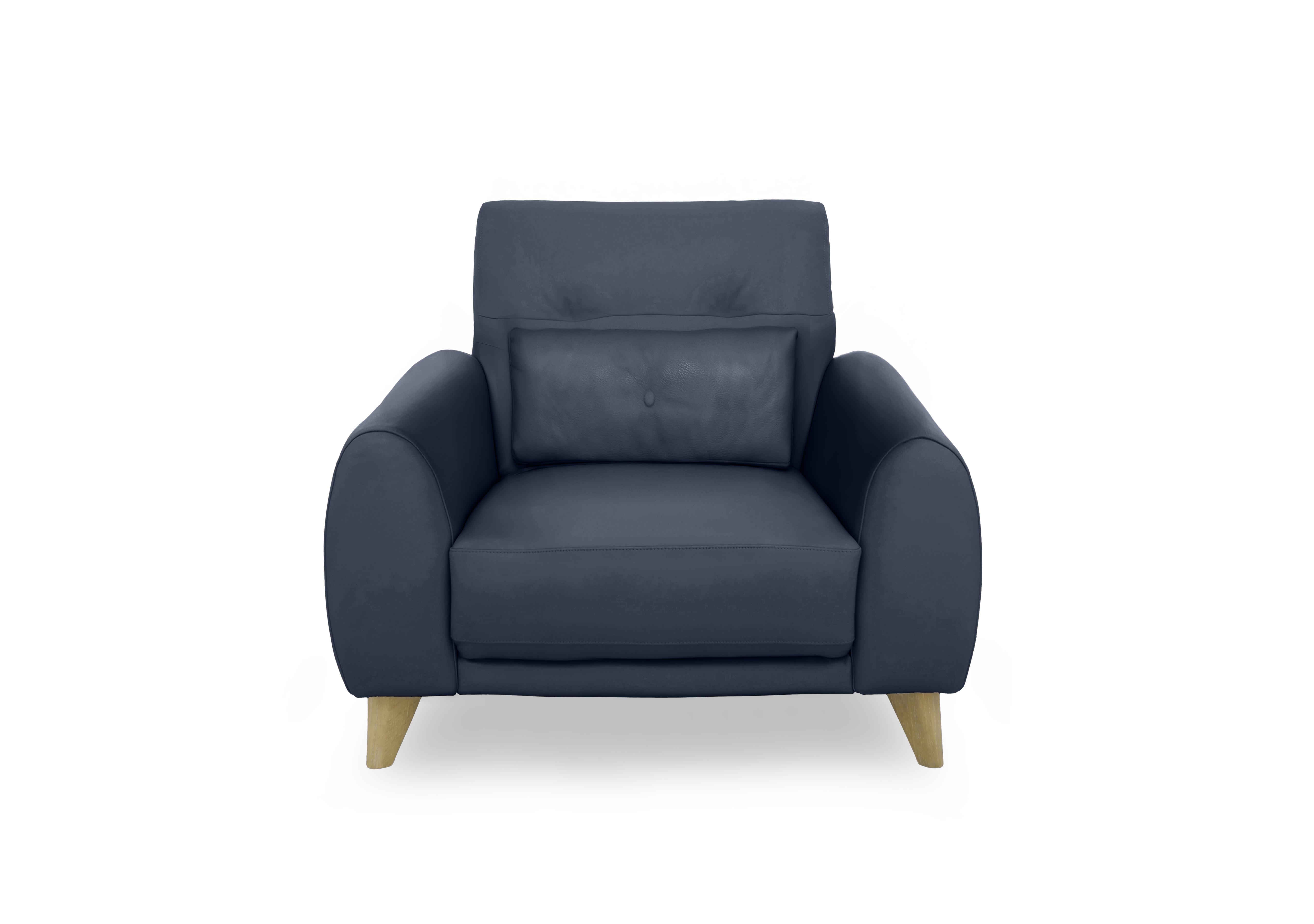 Malmo Leather Chair in Nw-681e Ocean on Furniture Village