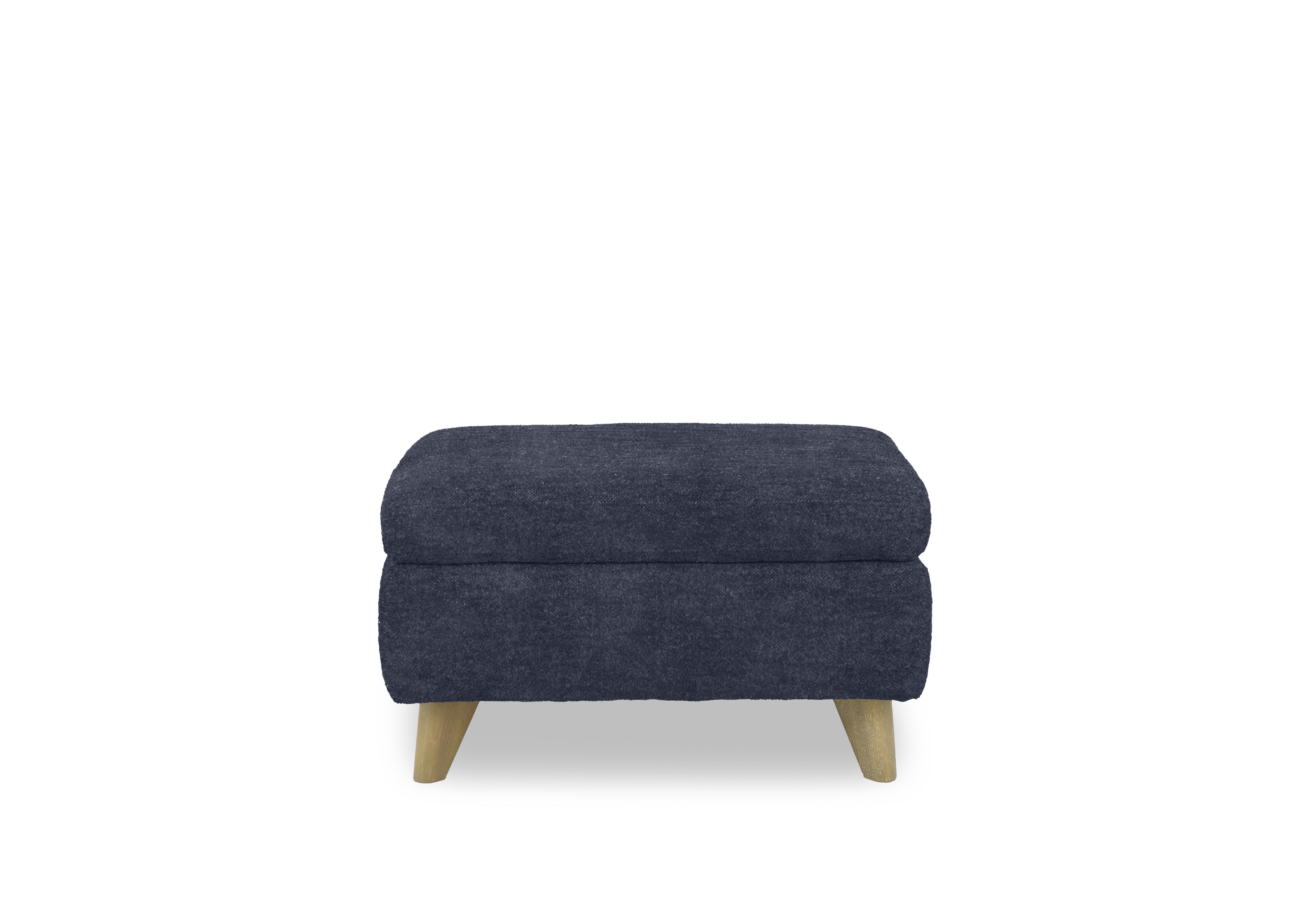 Malmo Fabric Coffee Table Storage Footstool in Bfa-Ori-R23 Blue on Furniture Village