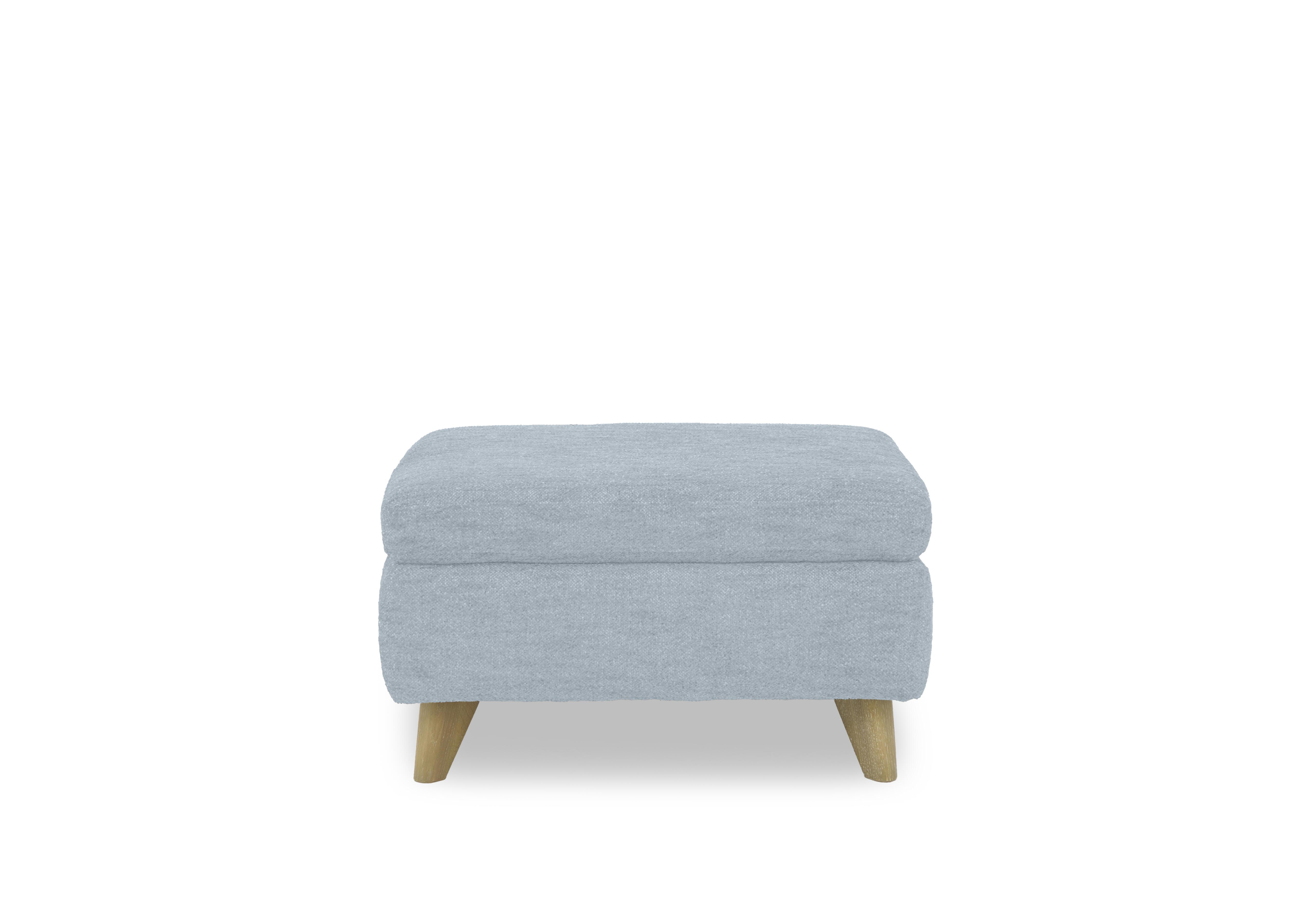 Malmo Fabric Coffee Table Storage Footstool in Fab-Meo-R17 Baby Blue on Furniture Village