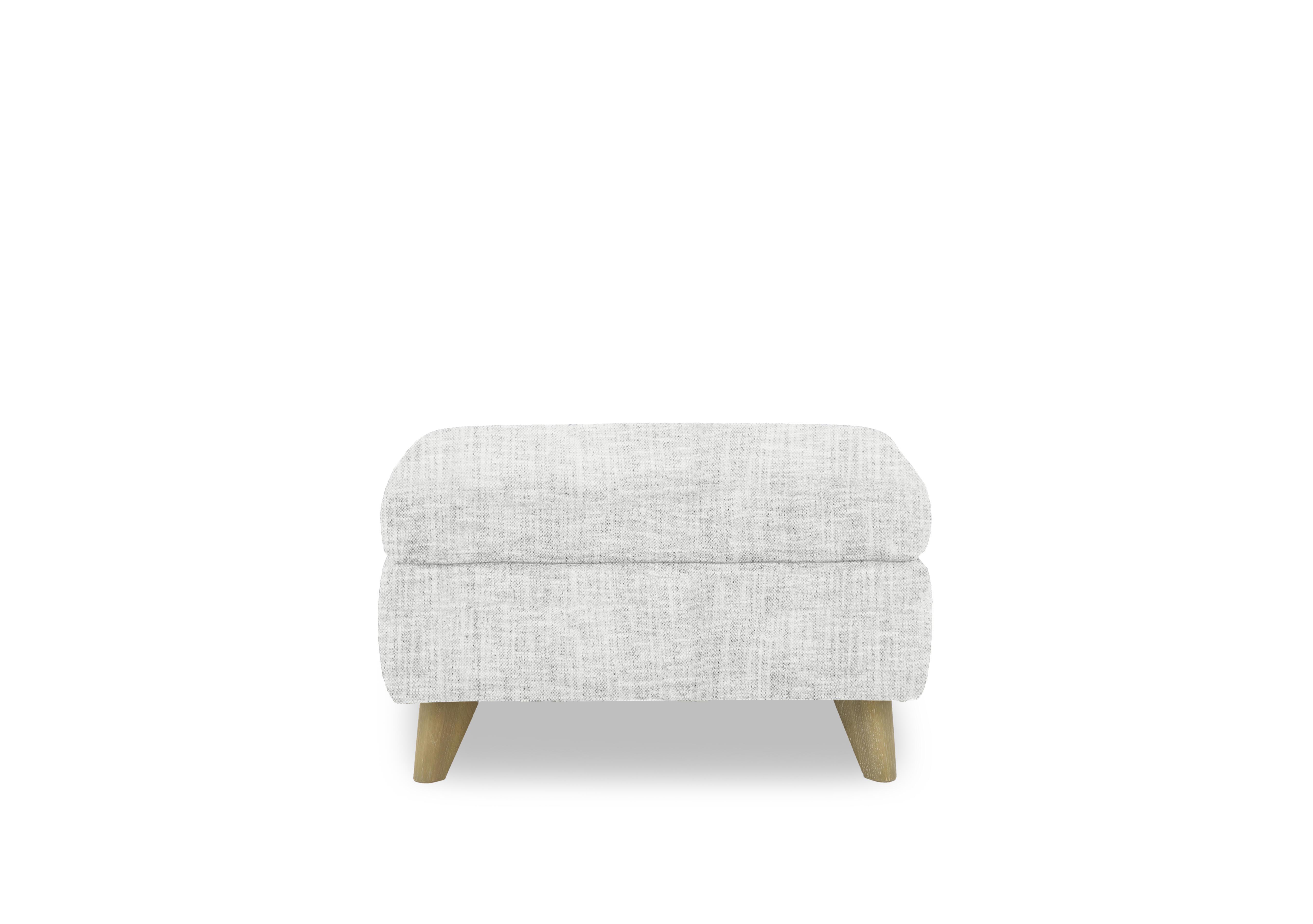 Malmo Fabric Coffee Table Storage Footstool in Fab-Mga-R06 Silver Green on Furniture Village