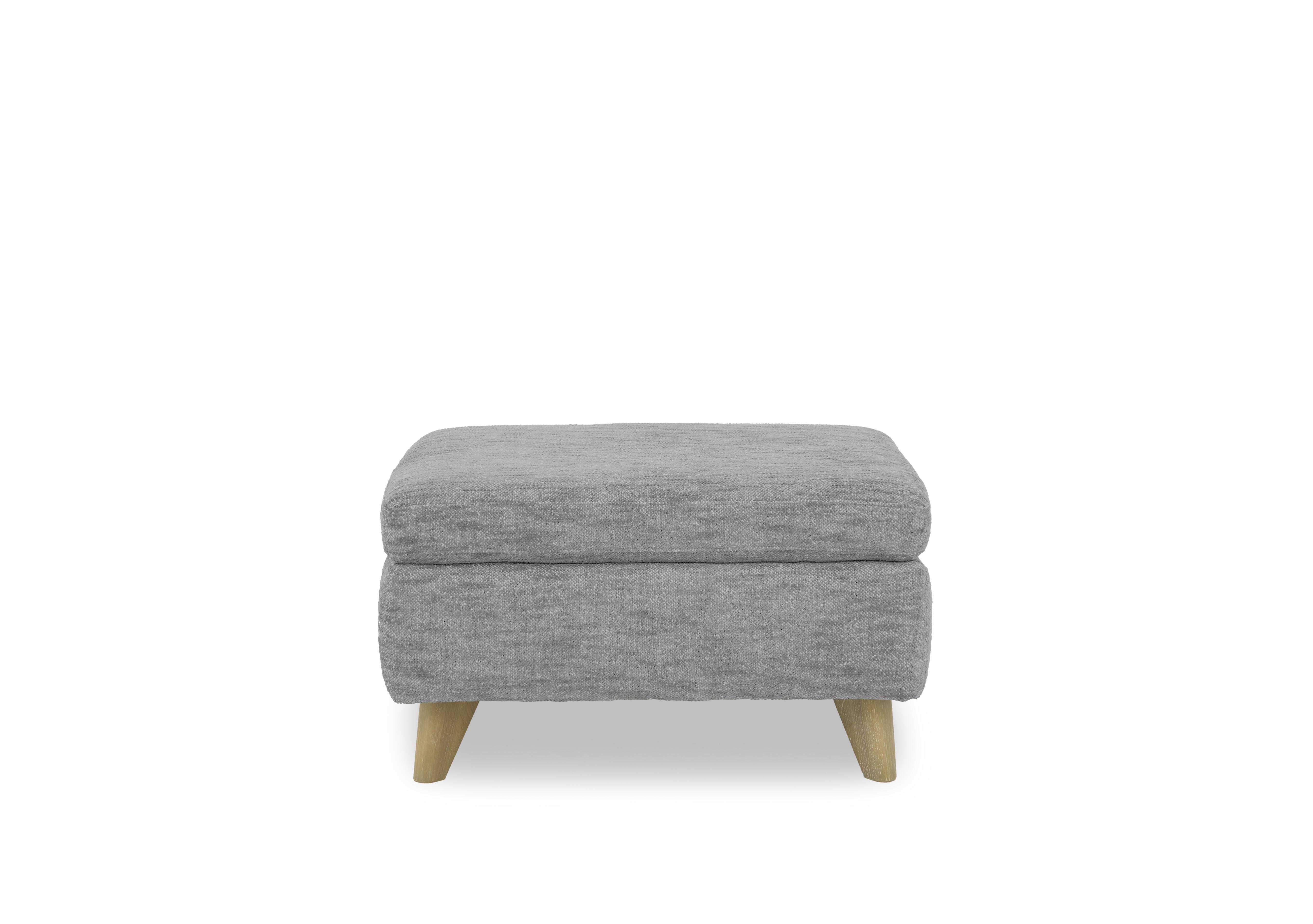 Malmo Fabric Coffee Table Storage Footstool in Fab-Mga-R09 Dove Grey on Furniture Village