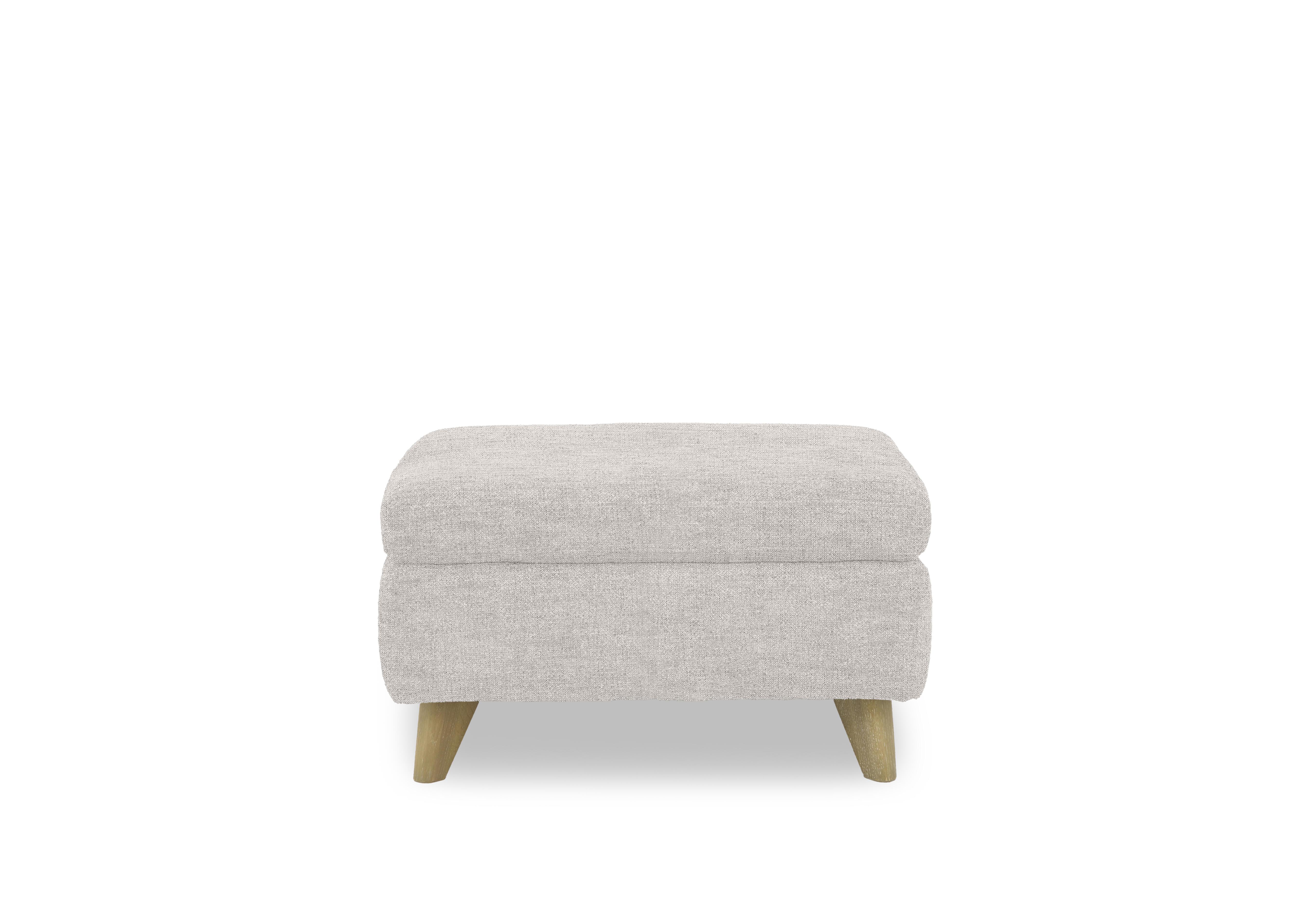 Malmo Fabric Coffee Table Storage Footstool in Fab-Mil-R120 Mink on Furniture Village