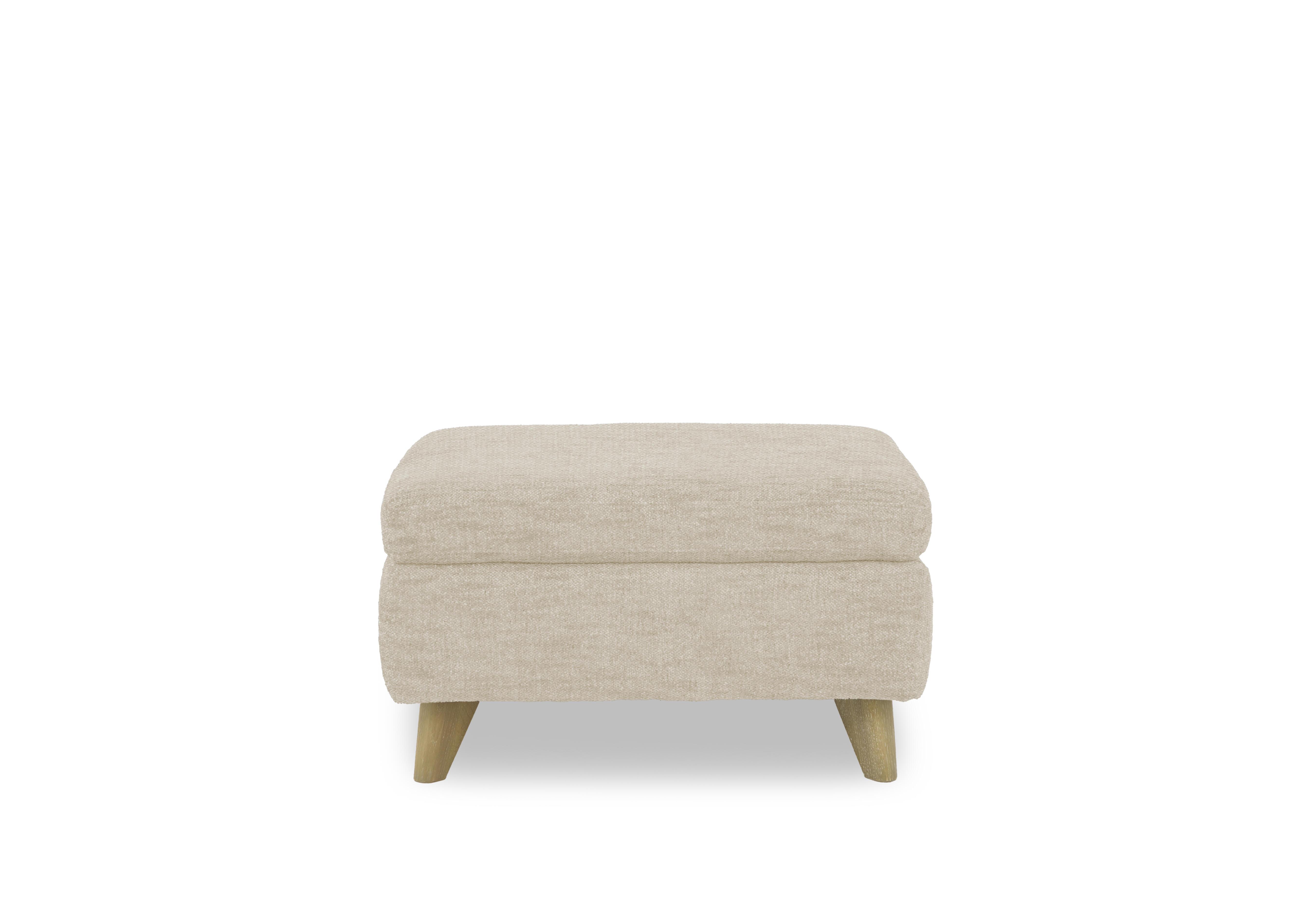 Malmo Fabric Coffee Table Storage Footstool in Fab-Ndo-R09 Beige on Furniture Village