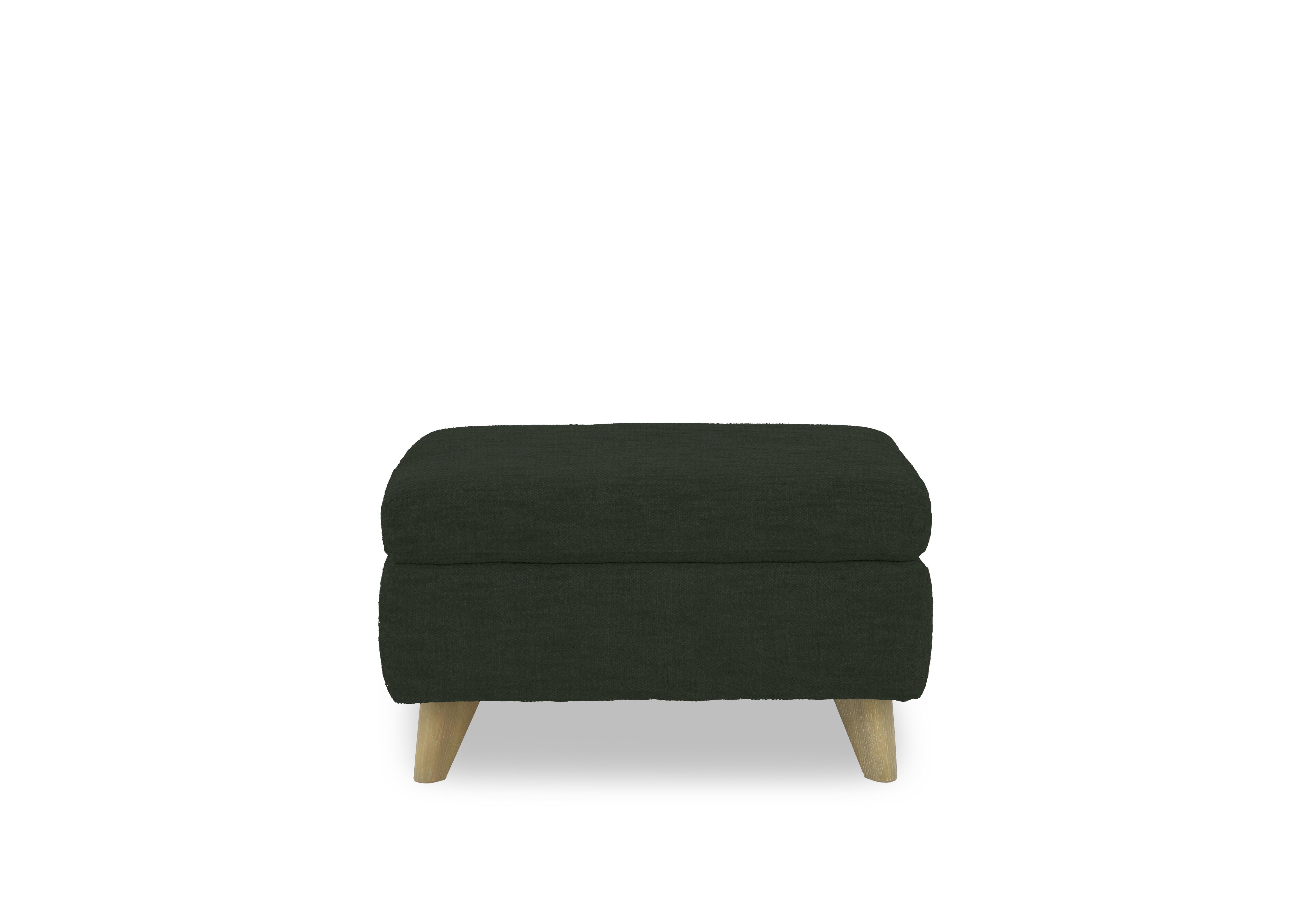 Malmo Fabric Coffee Table Storage Footstool in Fab-Ndo-R21 Green on Furniture Village