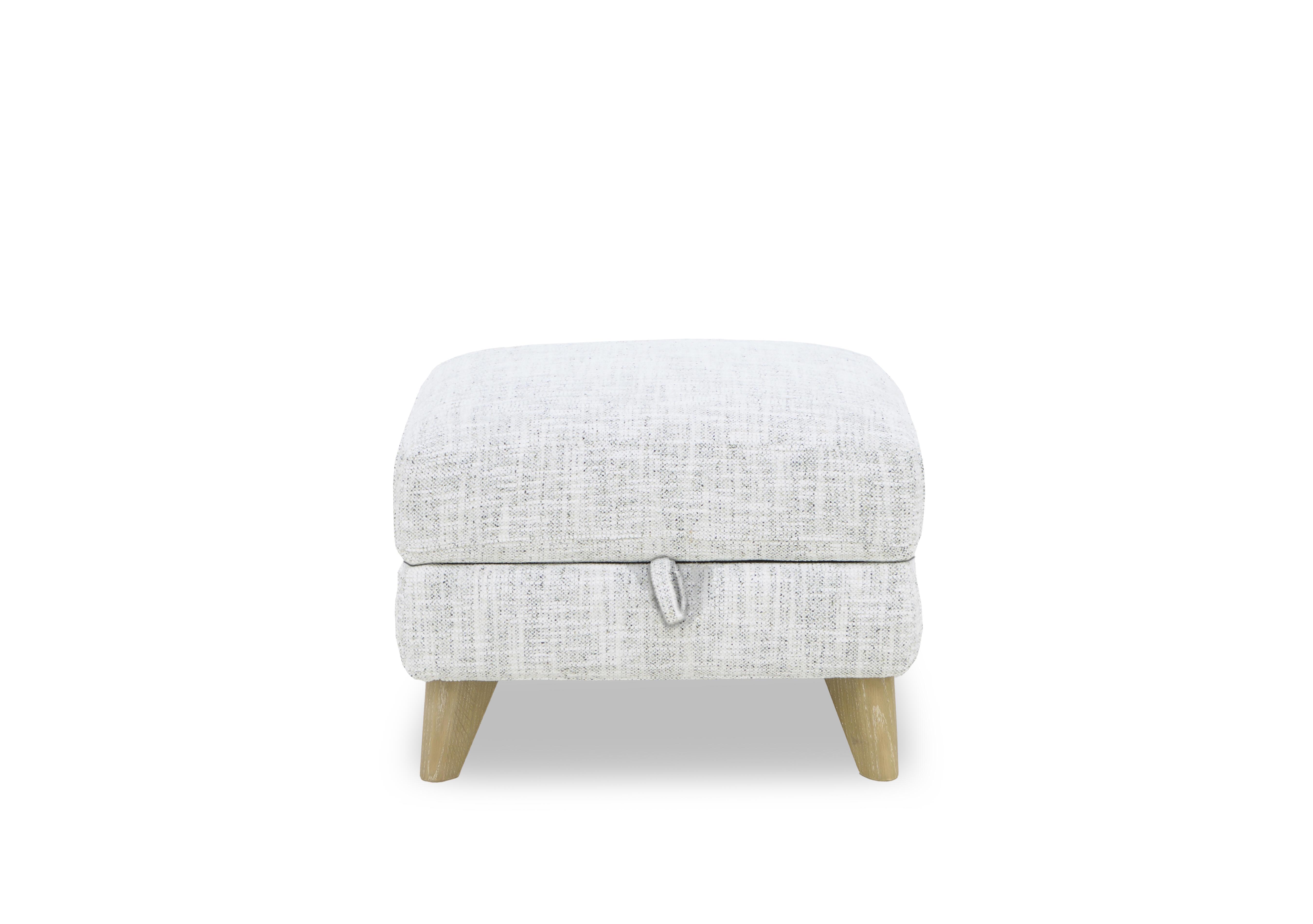 Malmo Fabric Storage Footstool in Fab-Mga-R06 Silver Green on Furniture Village