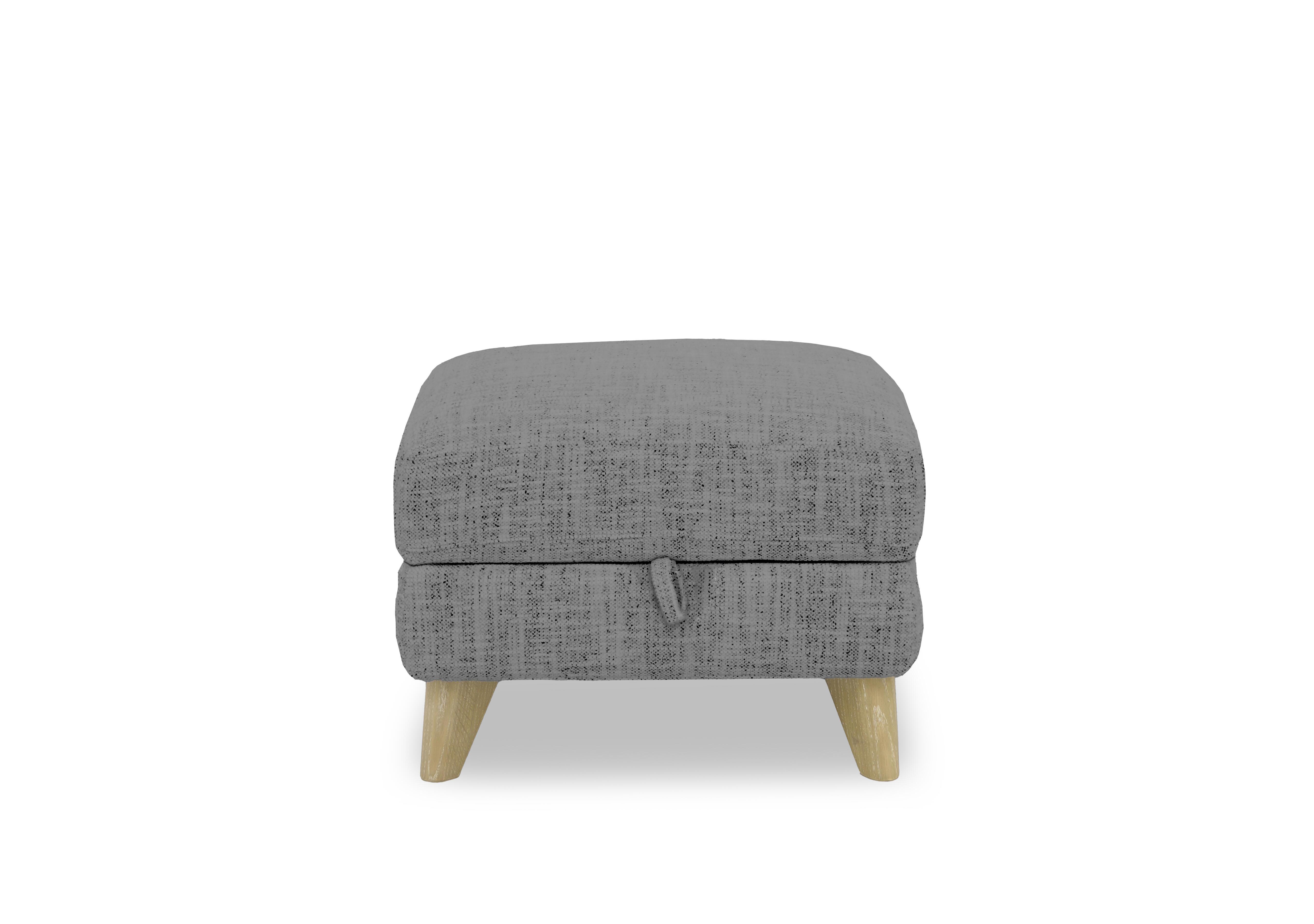 Malmo Fabric Storage Footstool in Fab-Mga-R09 Dove Grey on Furniture Village
