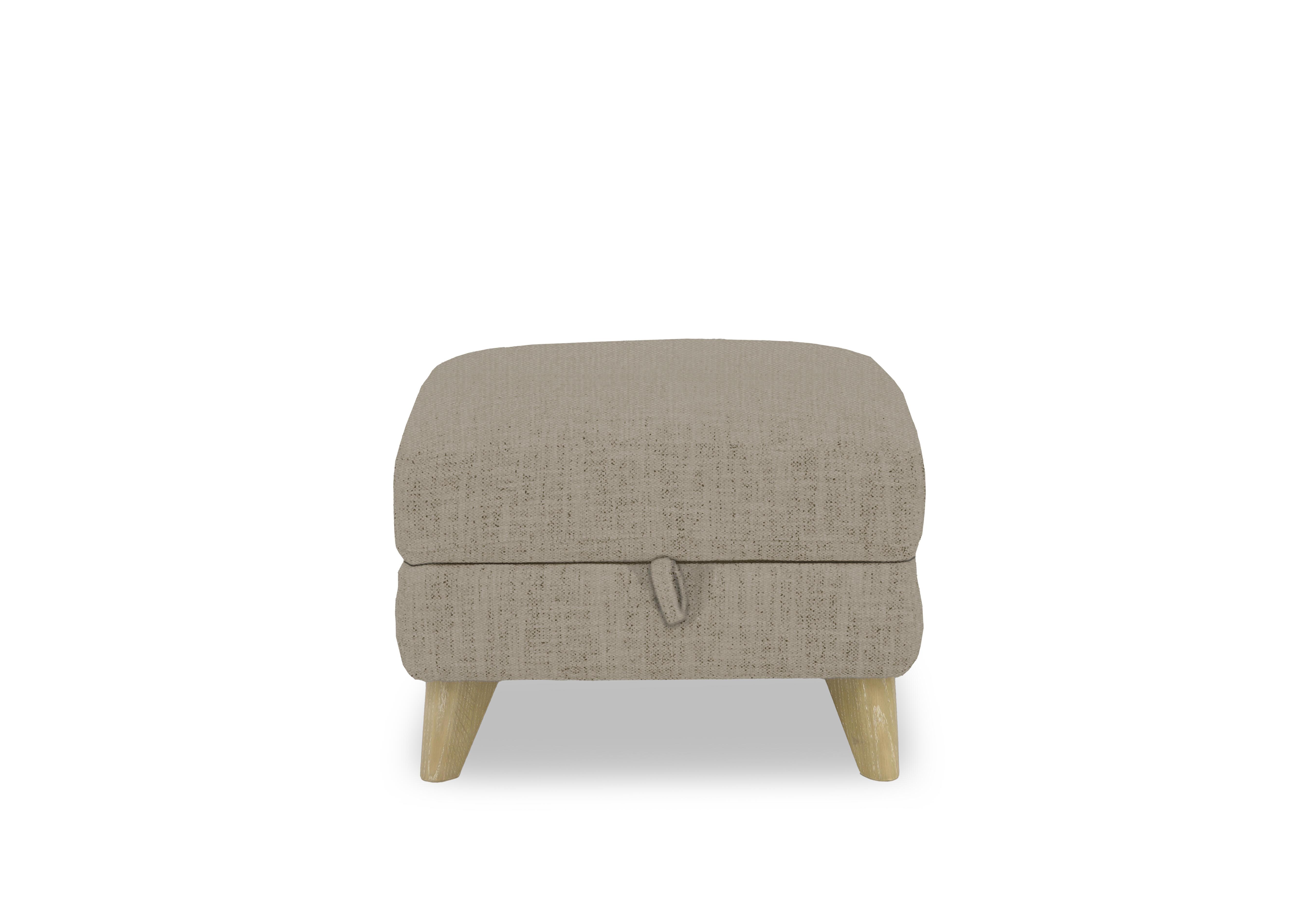 Malmo Fabric Storage Footstool in Fab-Ndo-R08 Pebble on Furniture Village