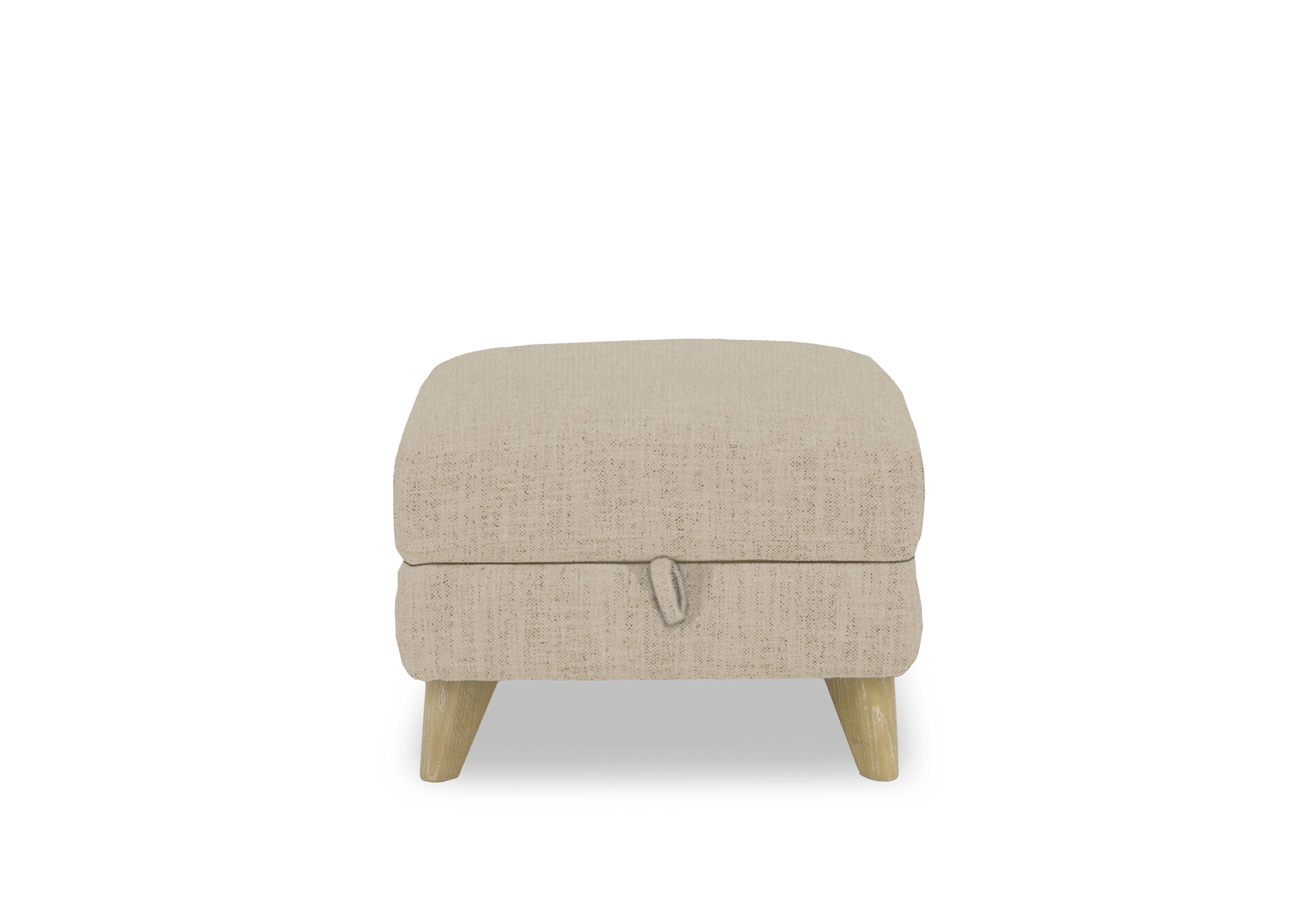 Malmo Fabric Storage Footstool in Fab-Ndo-R09 Beige on Furniture Village