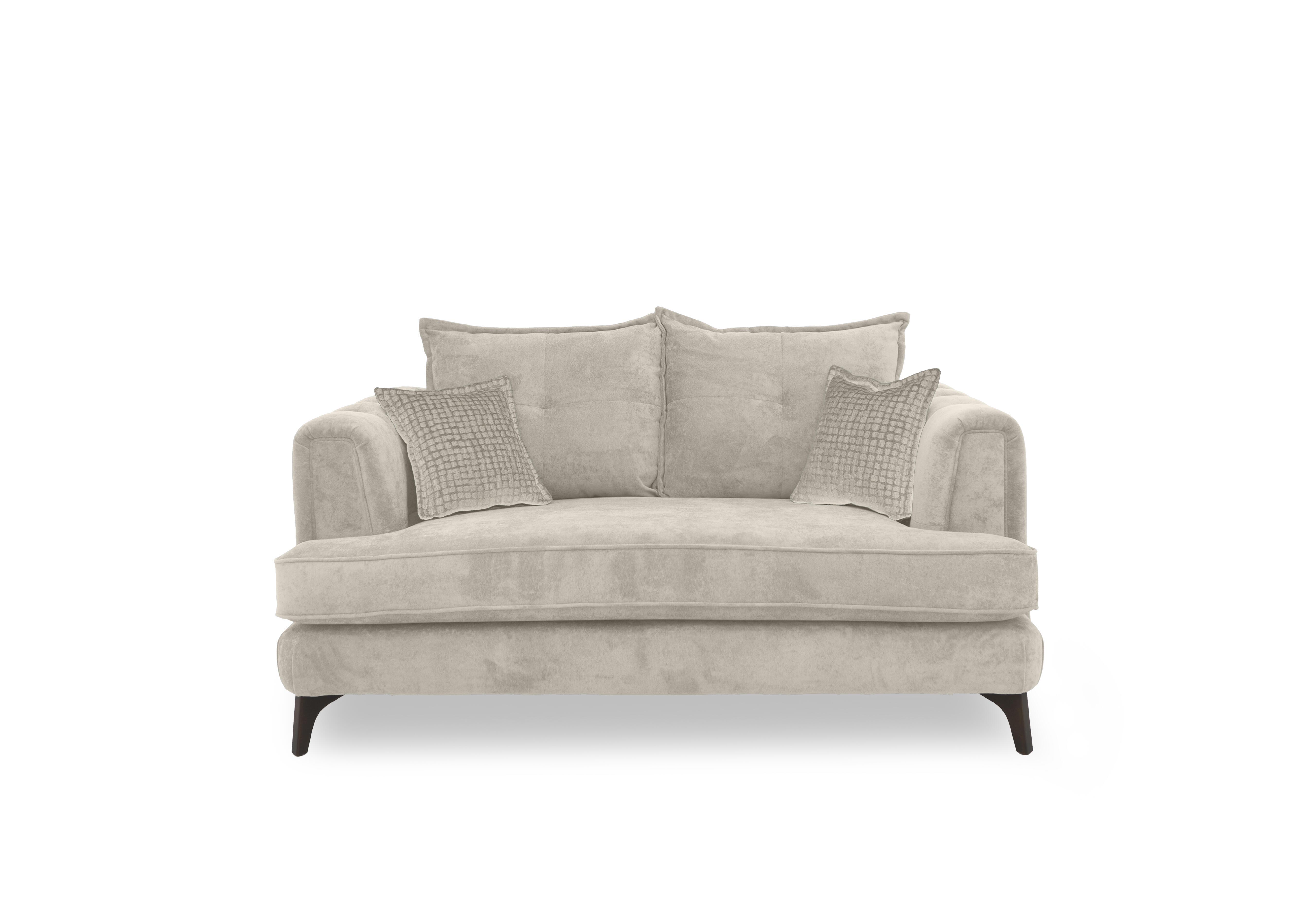 Farrah 2 Seater Classic Back Sofa in Riga Cream - Zena Cream Dw on Furniture Village