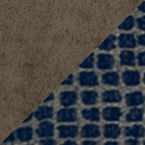 Farrah 3 Seater Classic Back Sofa in Riga Mink - Zena Blue Dw on Furniture Village