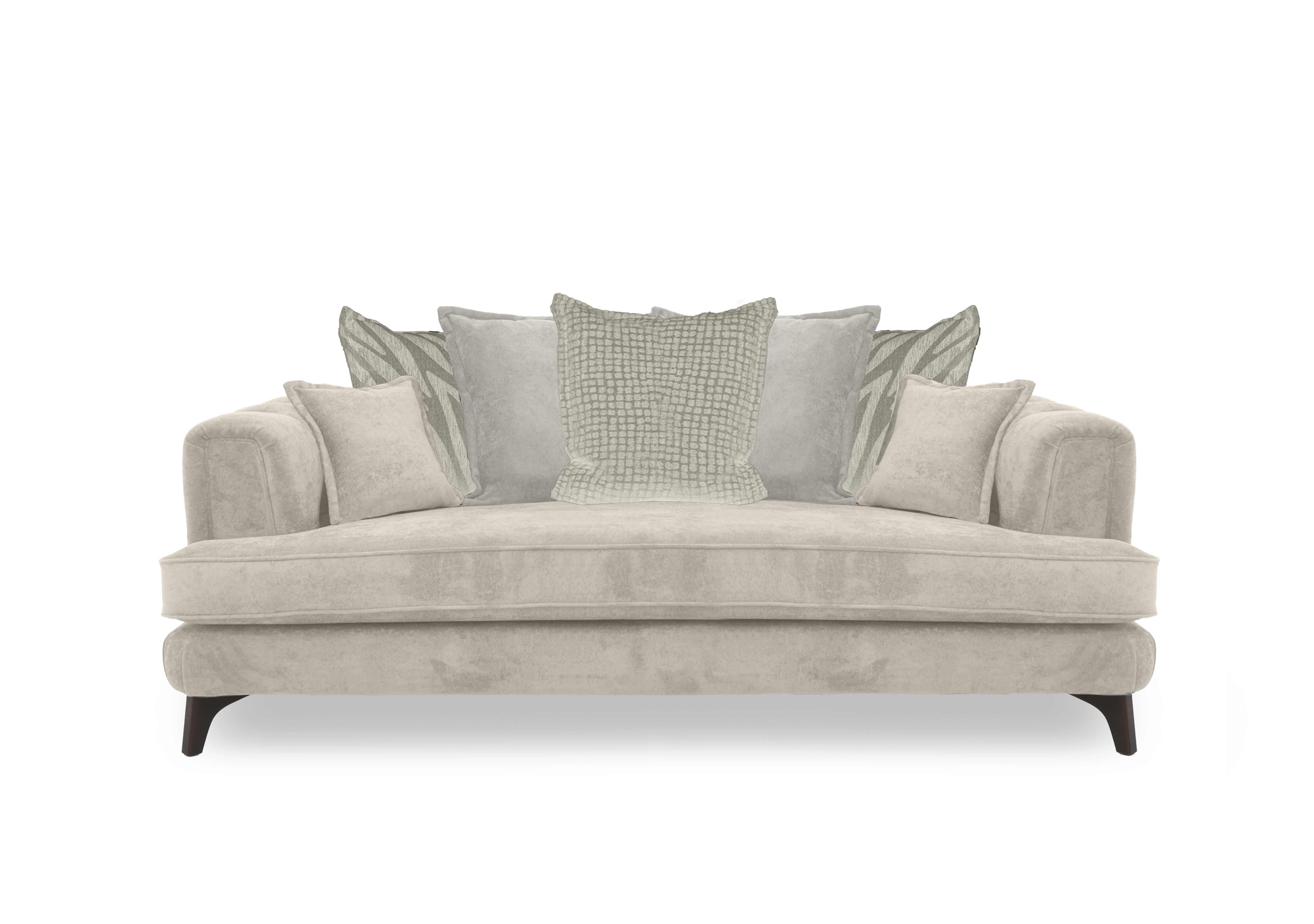 Farrah 4 Seater Scatter Back Sofa in Riga Cream - Zena Cream Dw on Furniture Village
