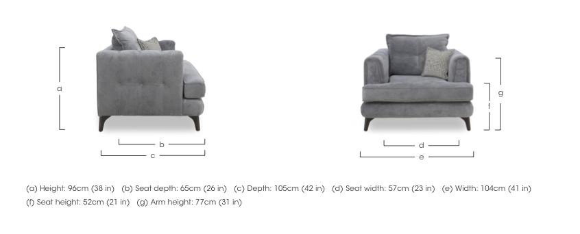 Farrah Classic Back Chair in  on Furniture Village