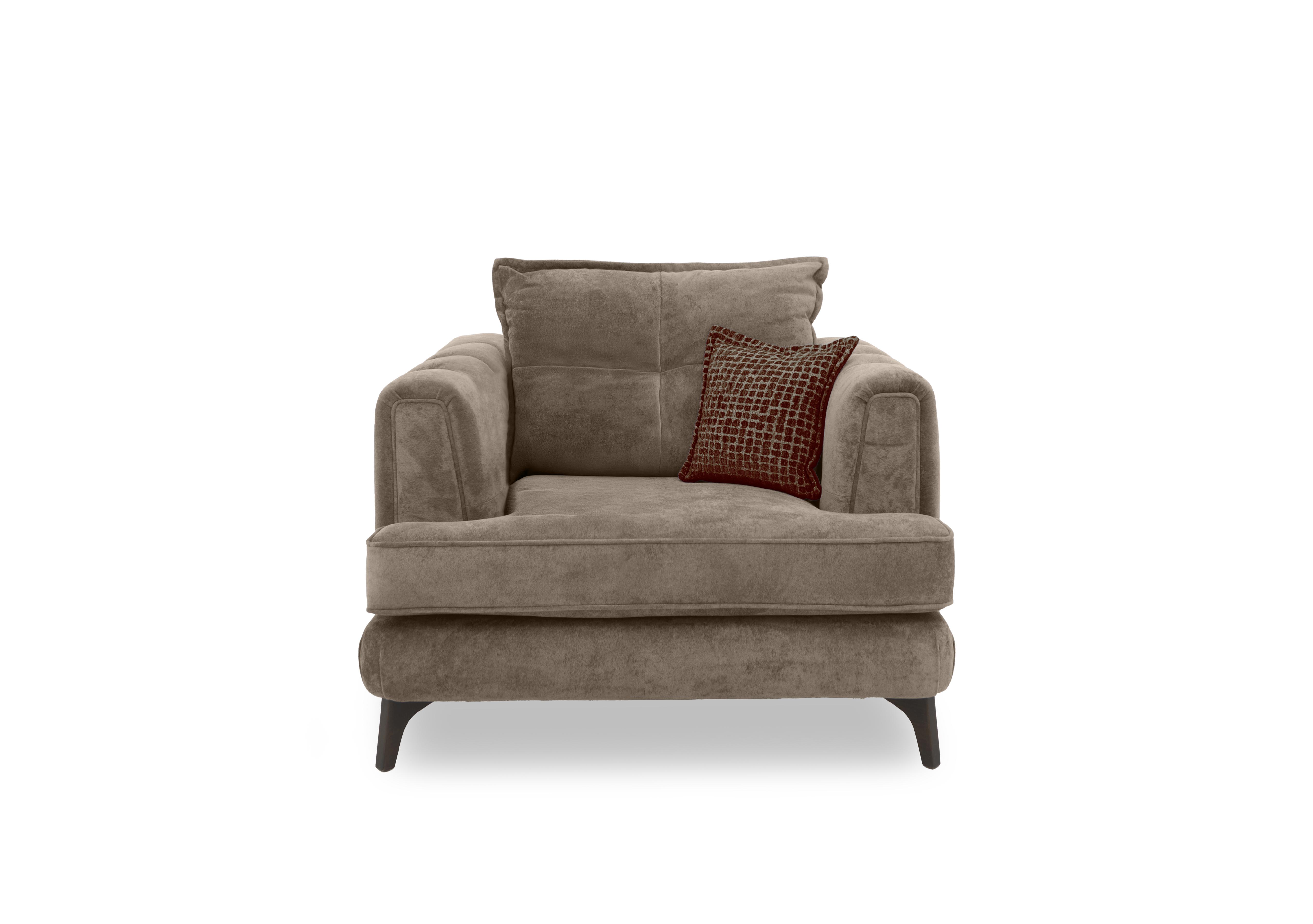 Farrah Classic Back Chair in Riga Mink - Zena Terracotta Dw on Furniture Village