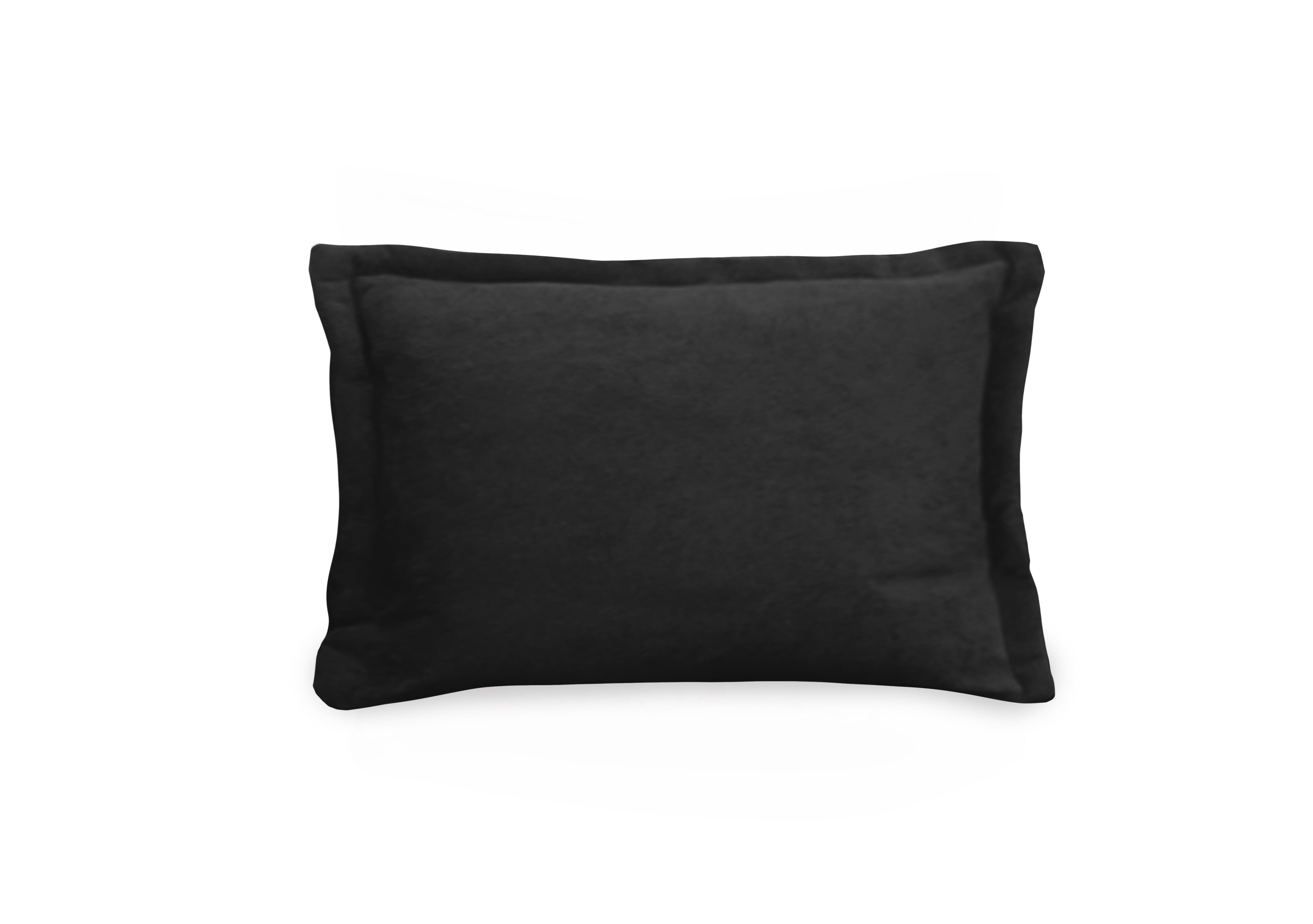 Farrah Bolster Cushion in Riga Black on Furniture Village
