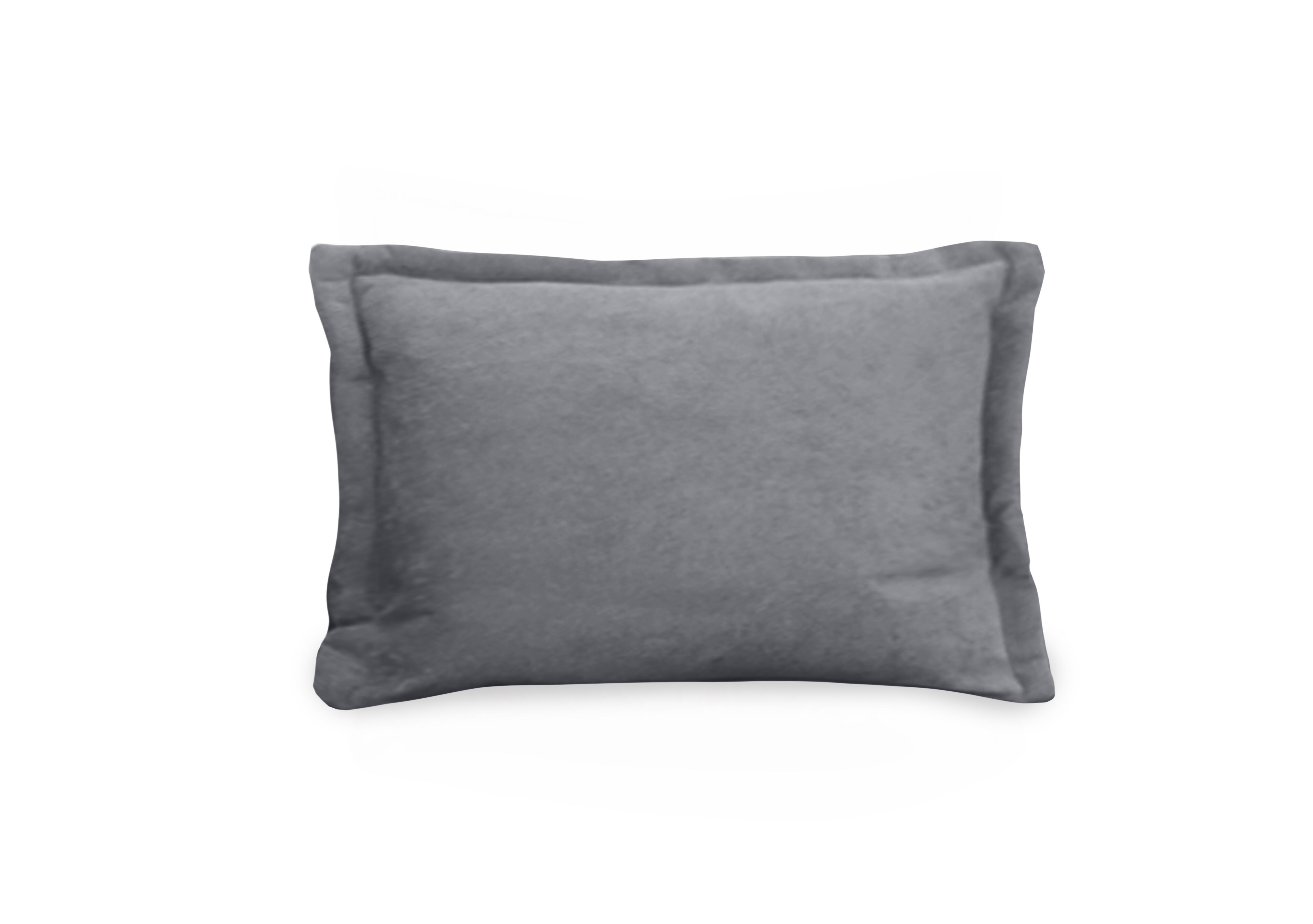 Farrah Bolster Cushion in Riga Grey on Furniture Village