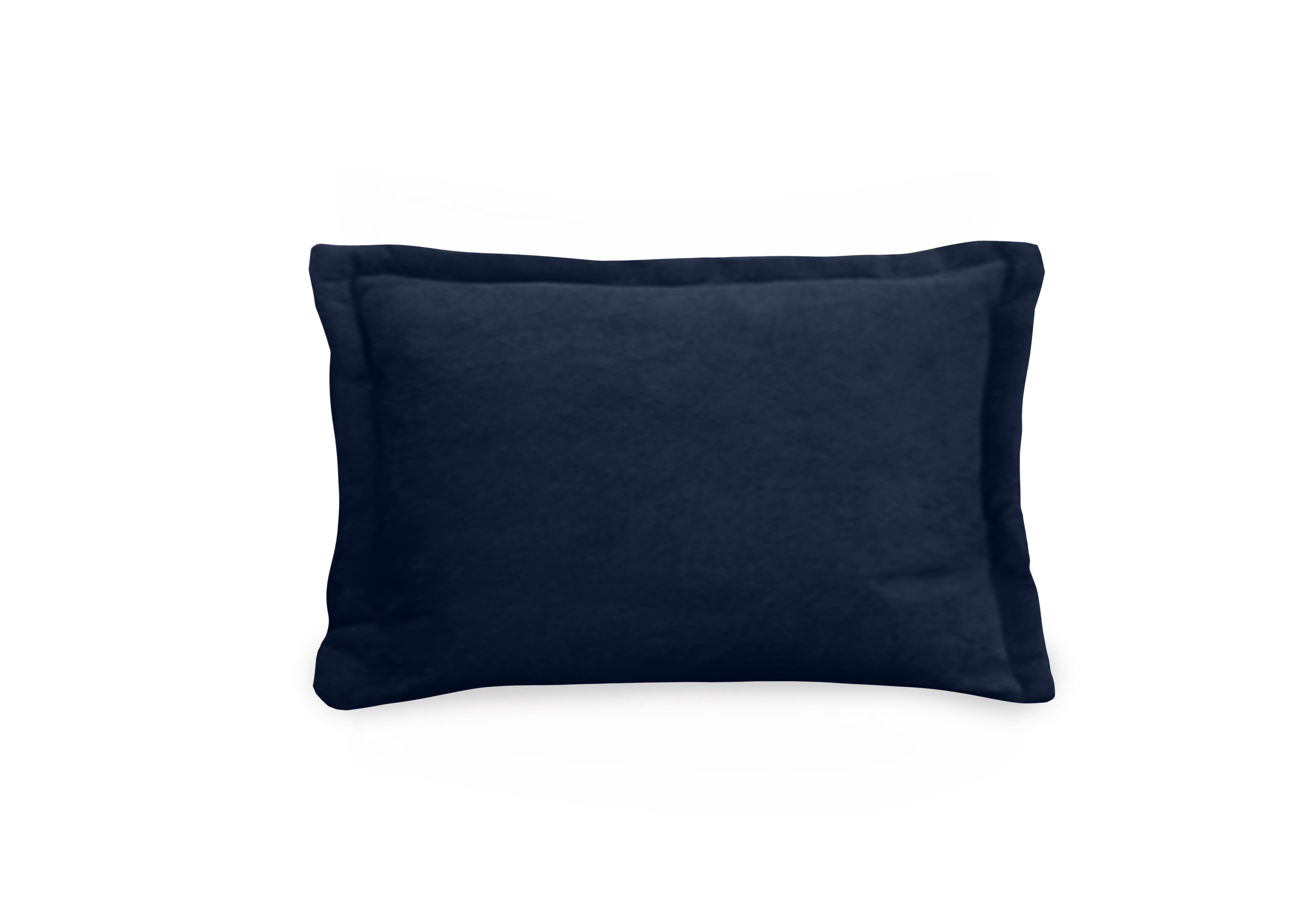 Farrah Bolster Cushion in Riga Navy on Furniture Village