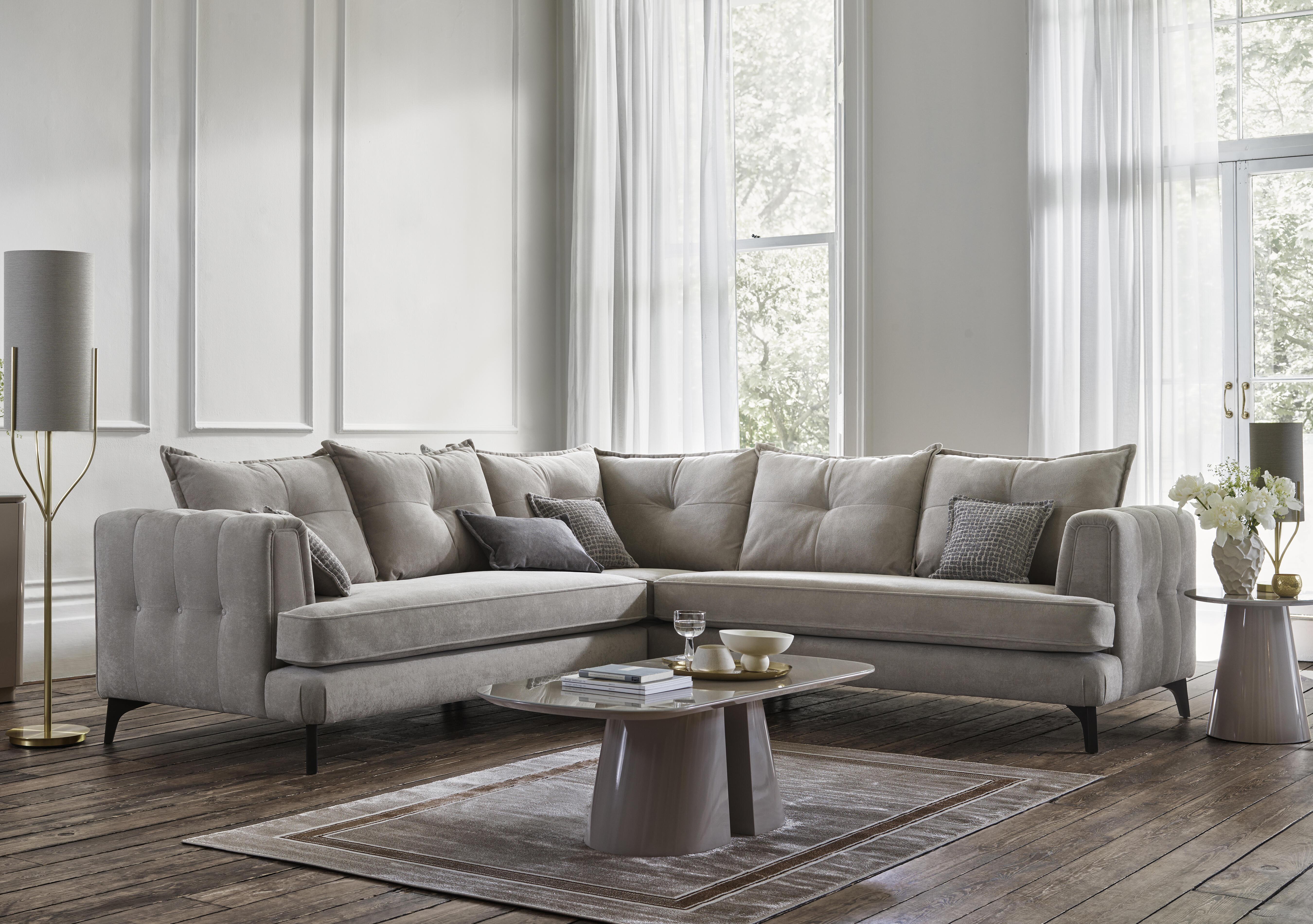 Farrah Large Classic Back Corner Sofa in  on Furniture Village