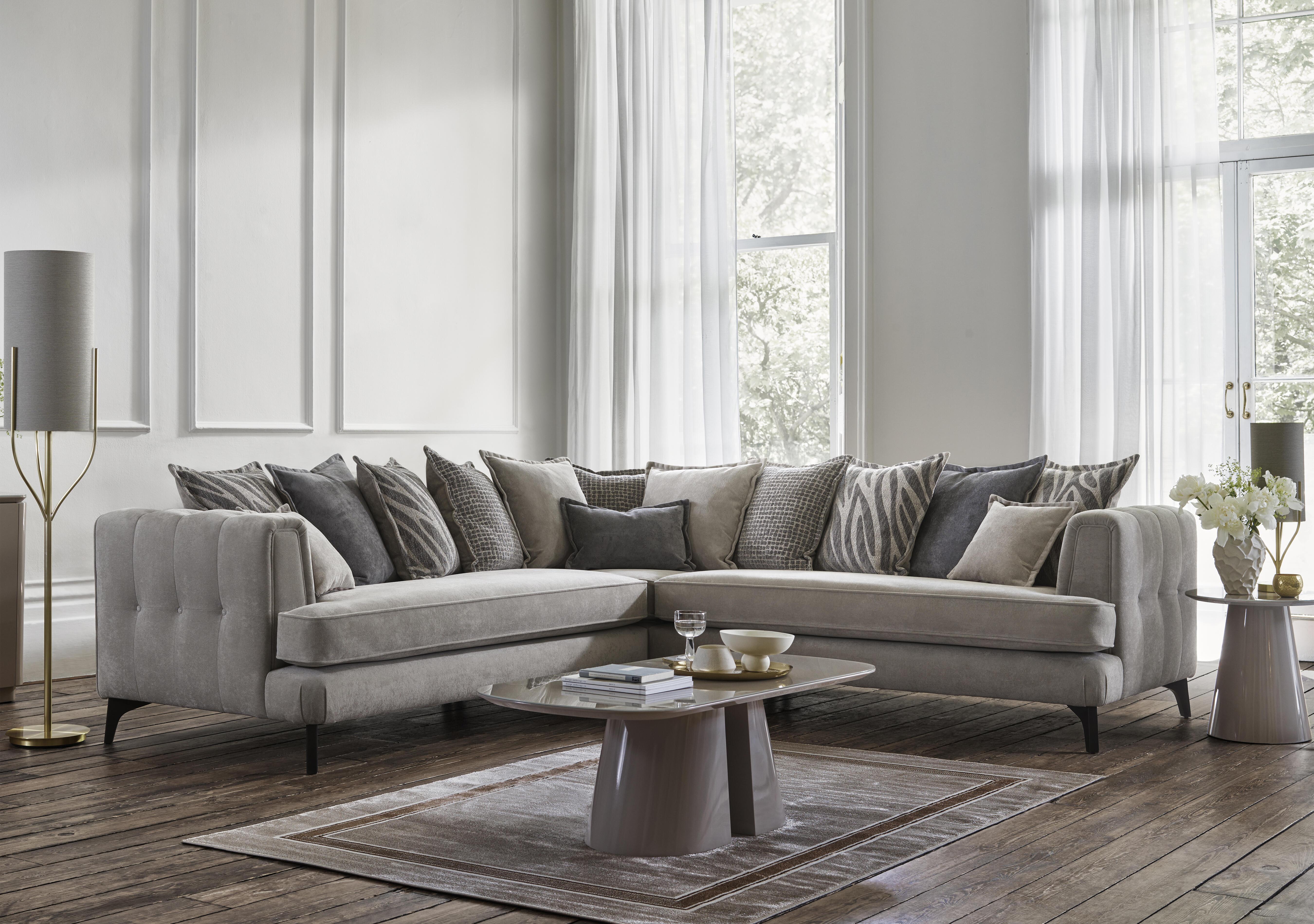 Farrah Large Scatter Back Corner Sofa in  on Furniture Village