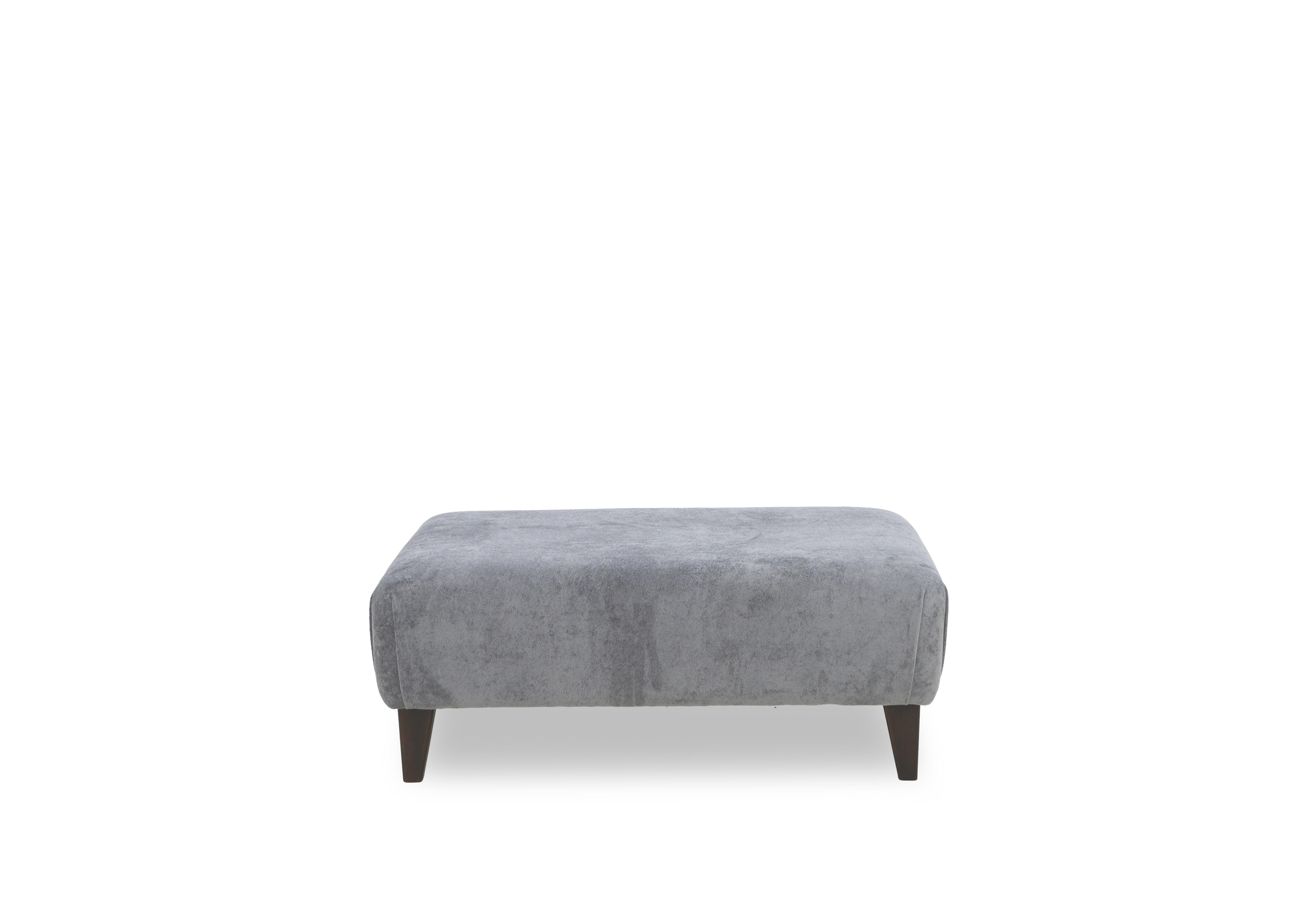 Farrah Large Footstool in Riga Grey Dw on Furniture Village