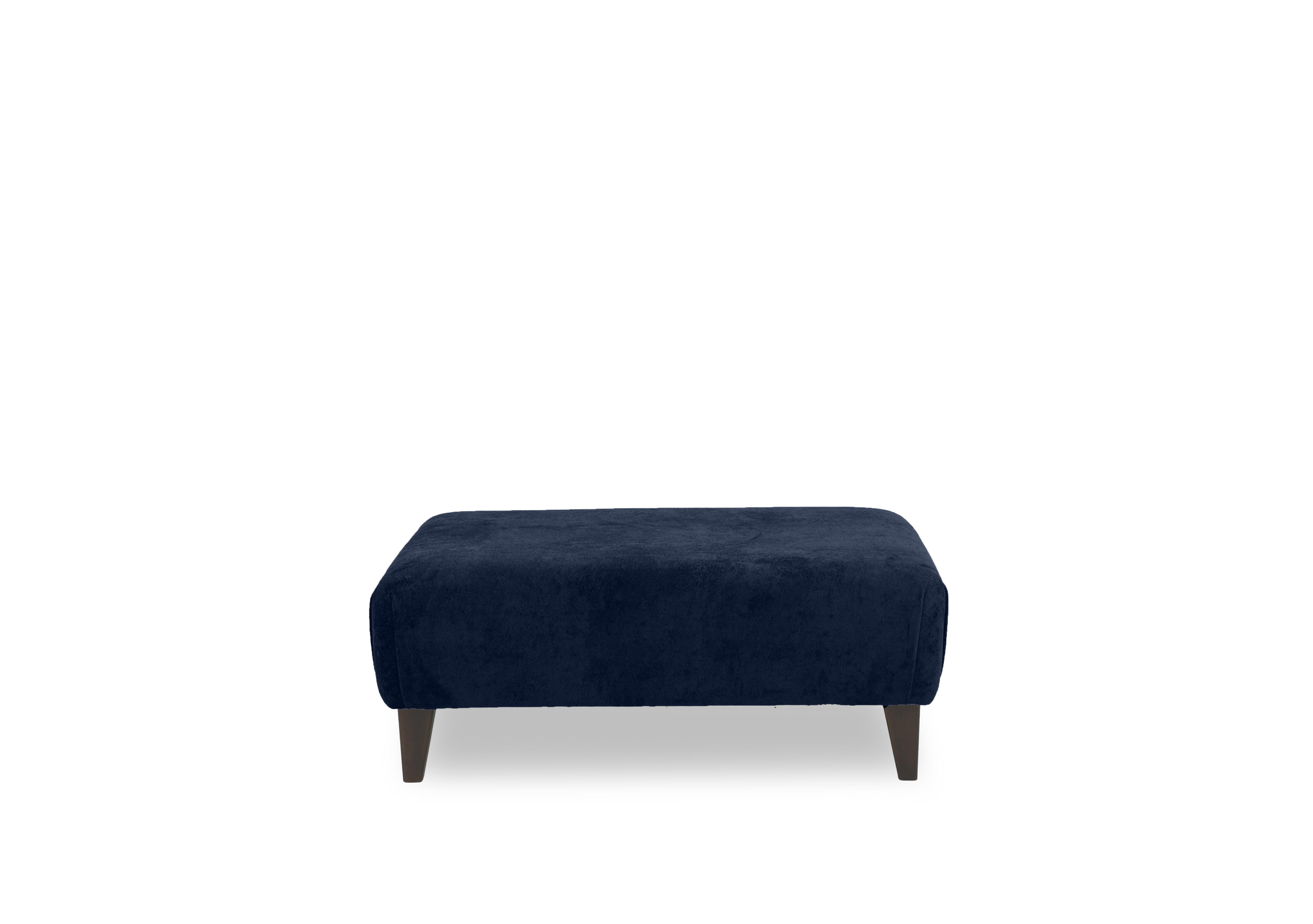 Farrah Large Footstool in Riga Navy Dw on Furniture Village