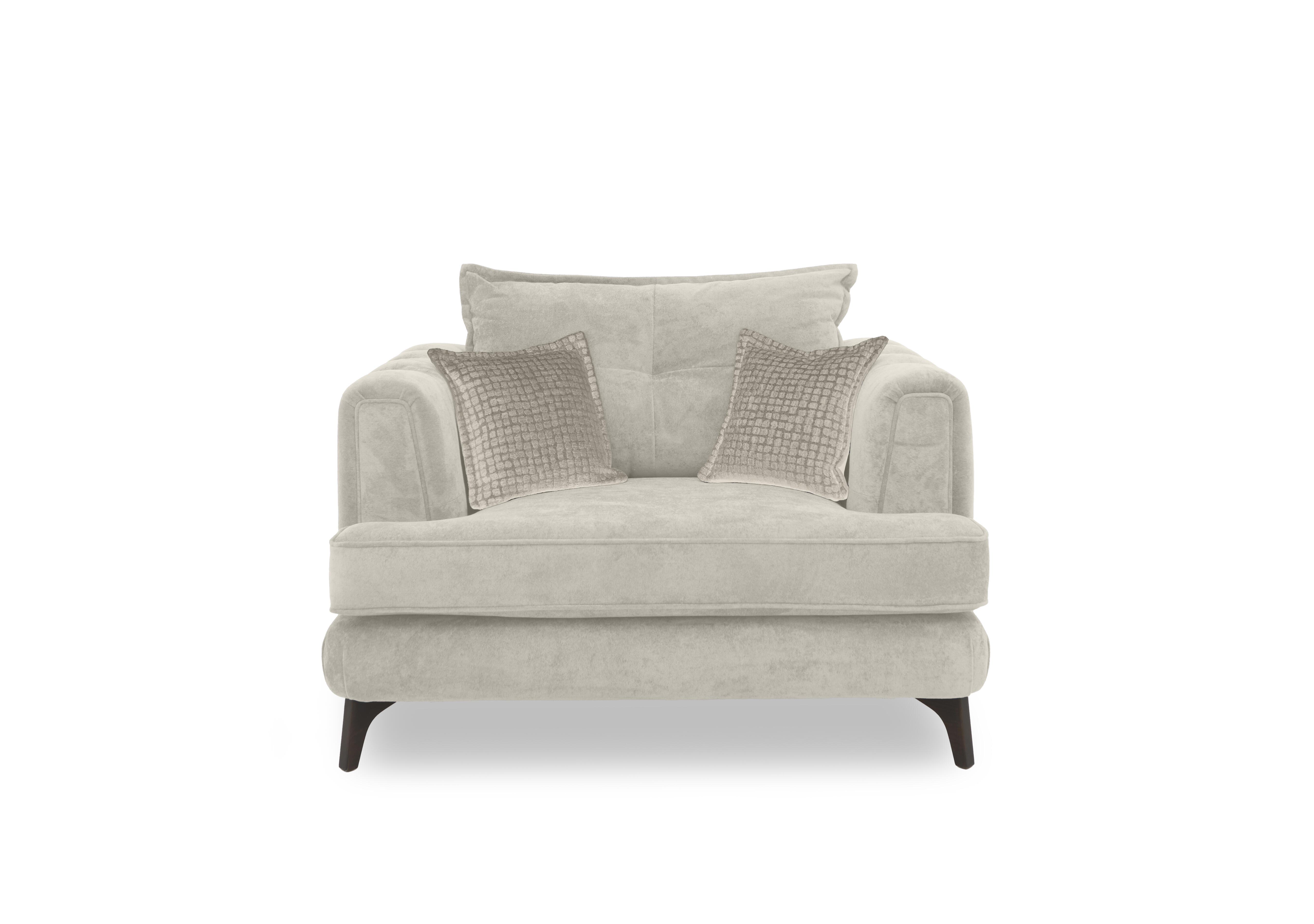 Farrah Classic Back Snuggler in Riga Cream - Zena Cream Dw on Furniture Village