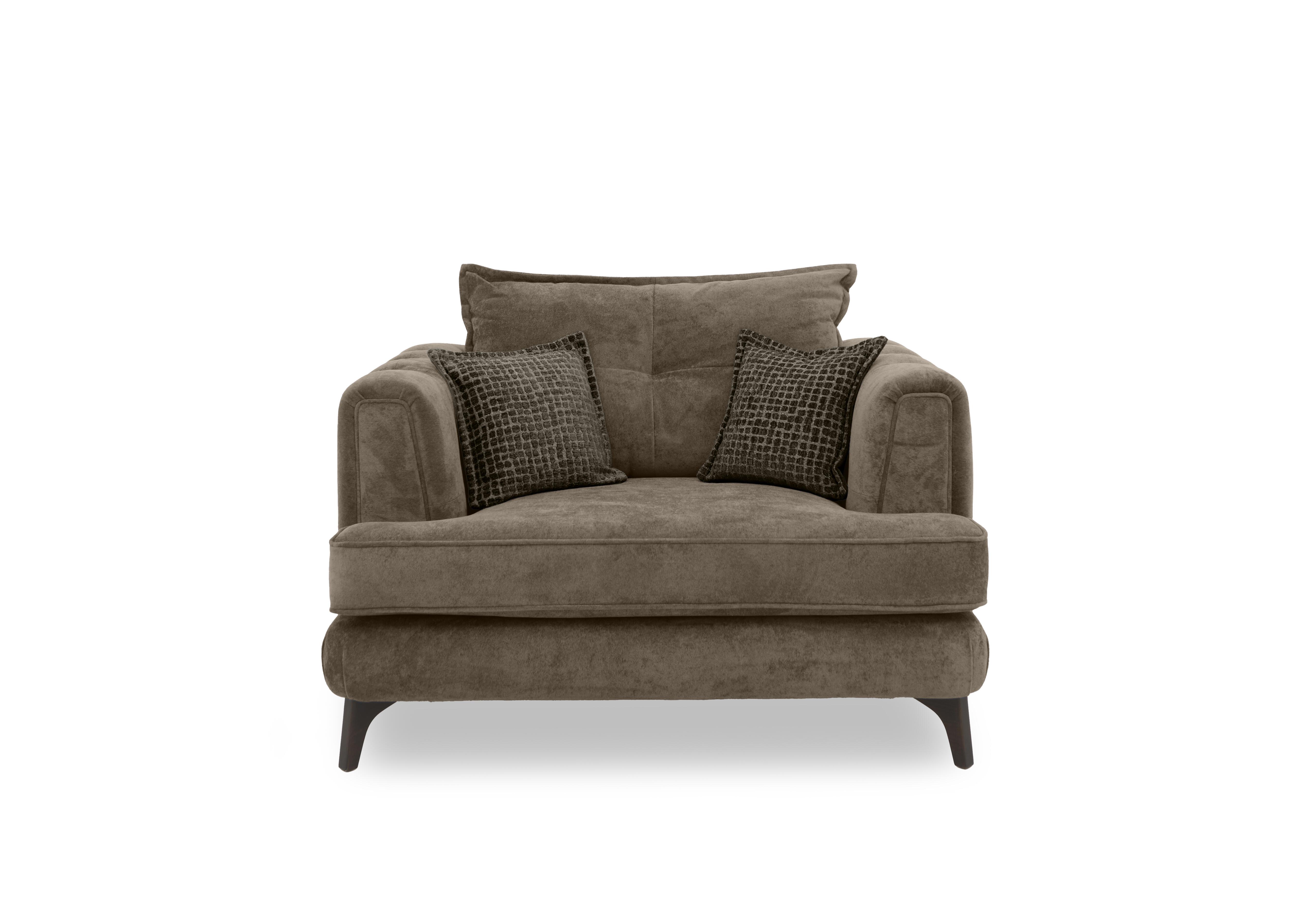 Farrah Classic Back Snuggler in Riga Mink - Zena Brown Dw on Furniture Village