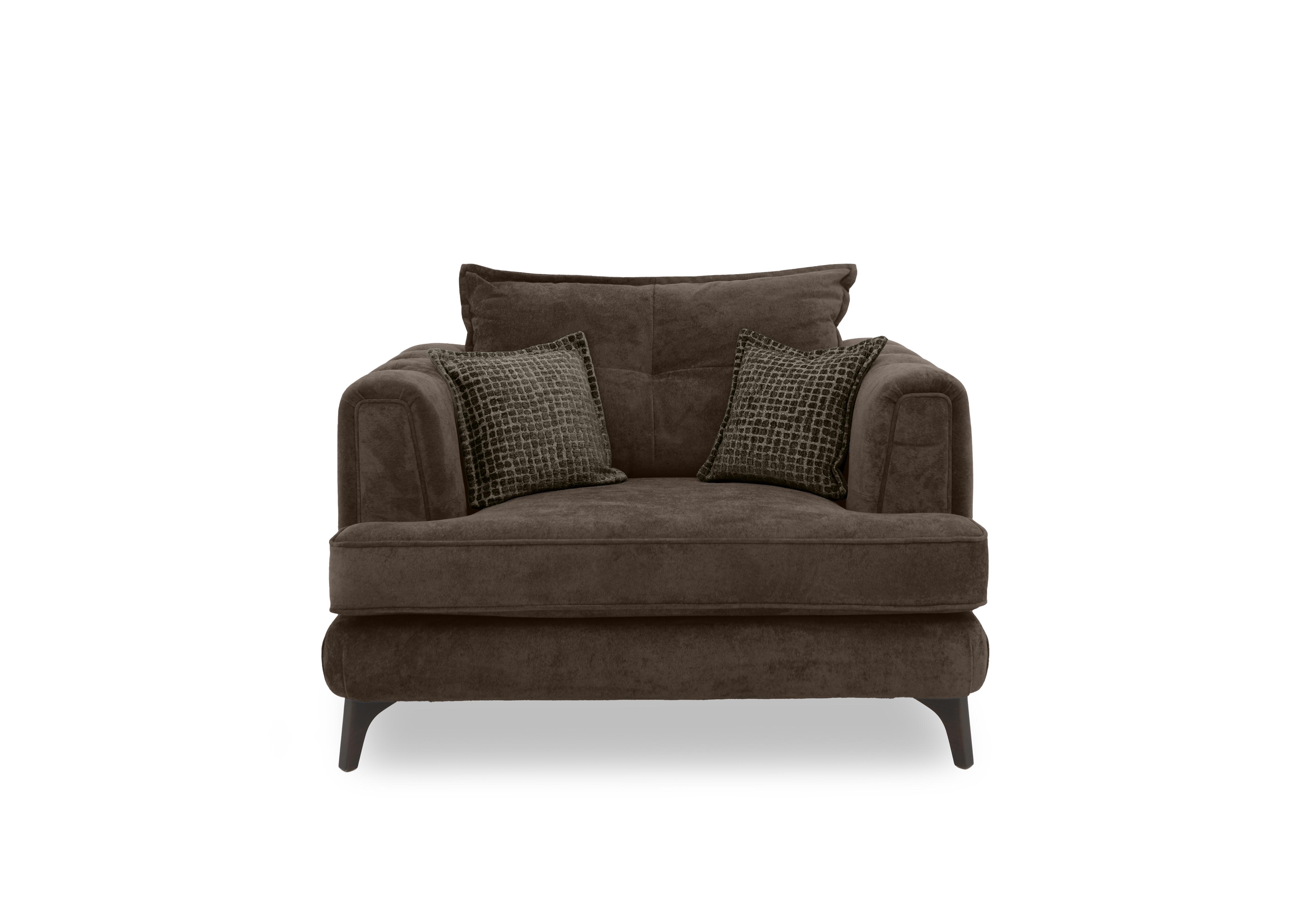 Farrah Classic Back Snuggler in Riga Mocha - Zena Brown Dw on Furniture Village