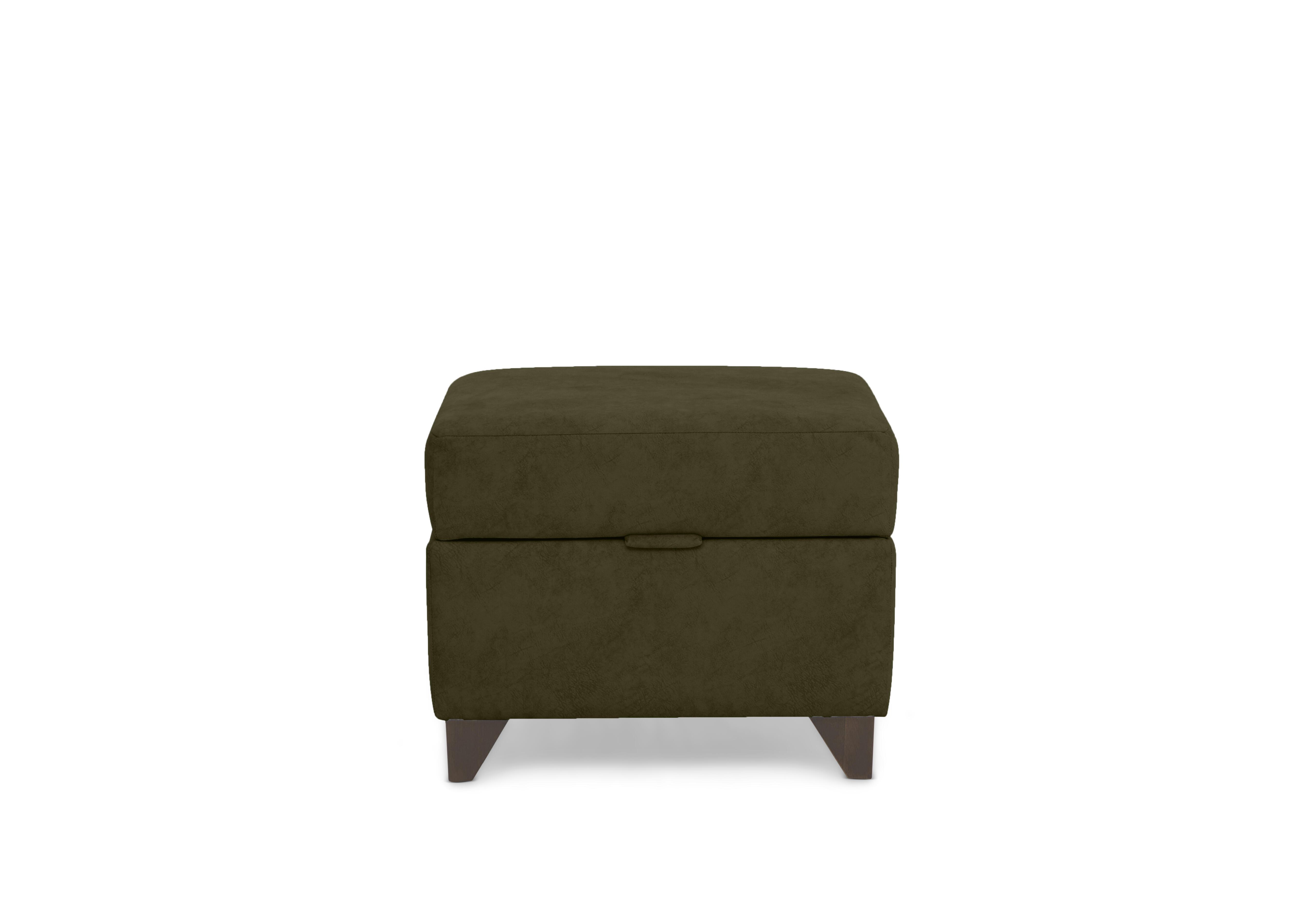 Farrah Storage Footstool in Riga Khaki Dw on Furniture Village