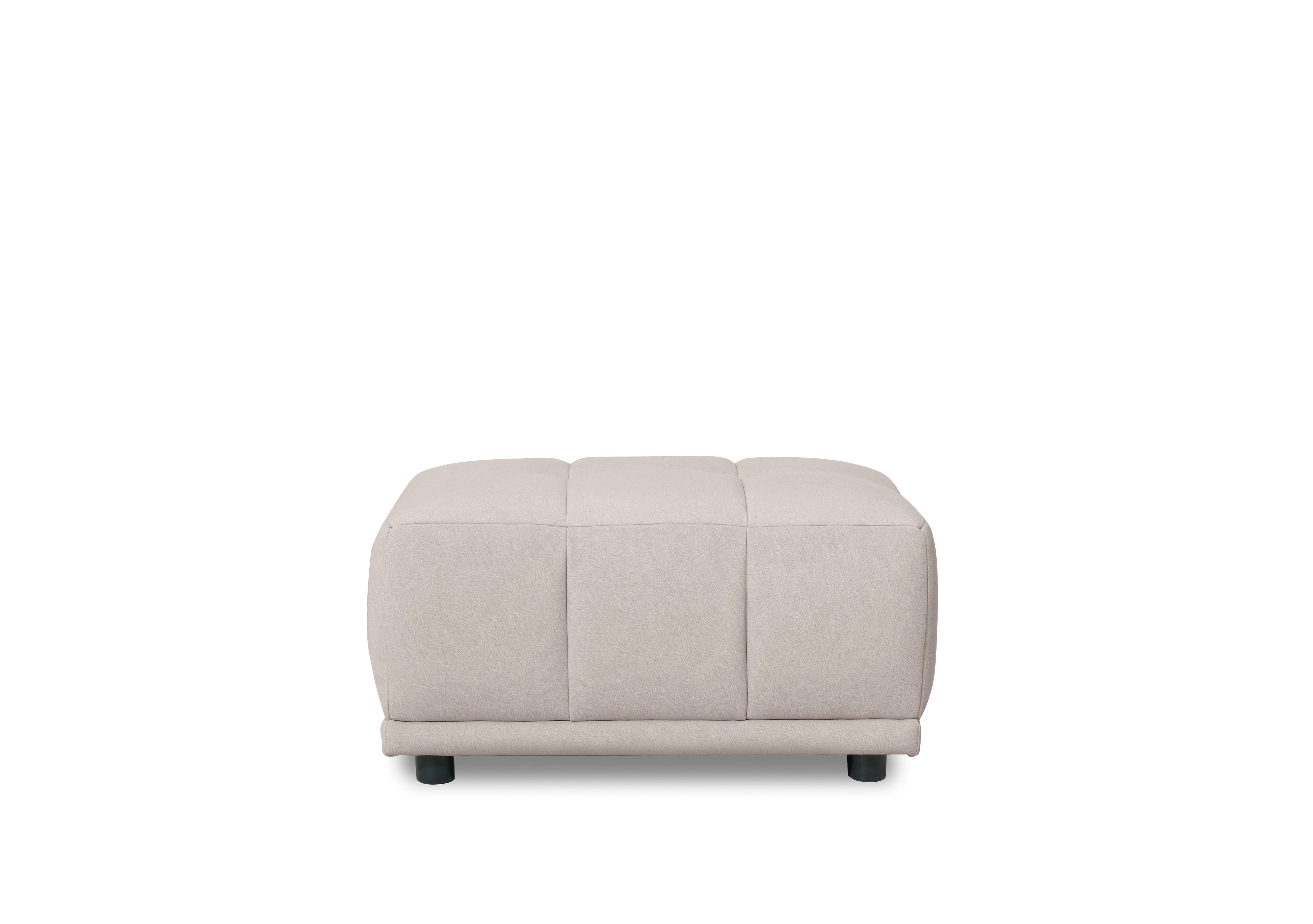 Cube Fabric Large Footstool in Bella Lead Grey 43451 on Furniture Village