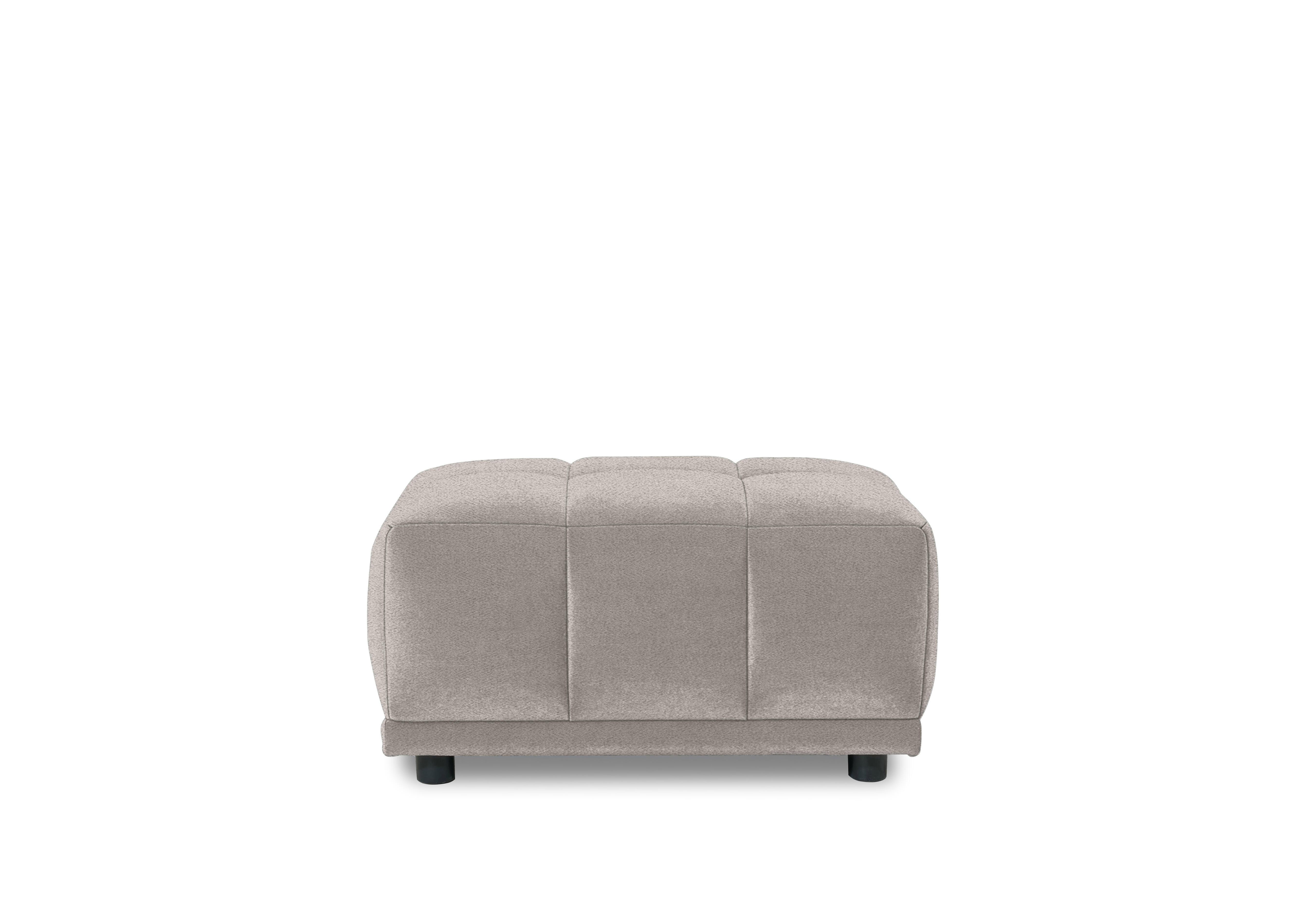 Cube Fabric Large Footstool in Hudson Mist 25451 on Furniture Village