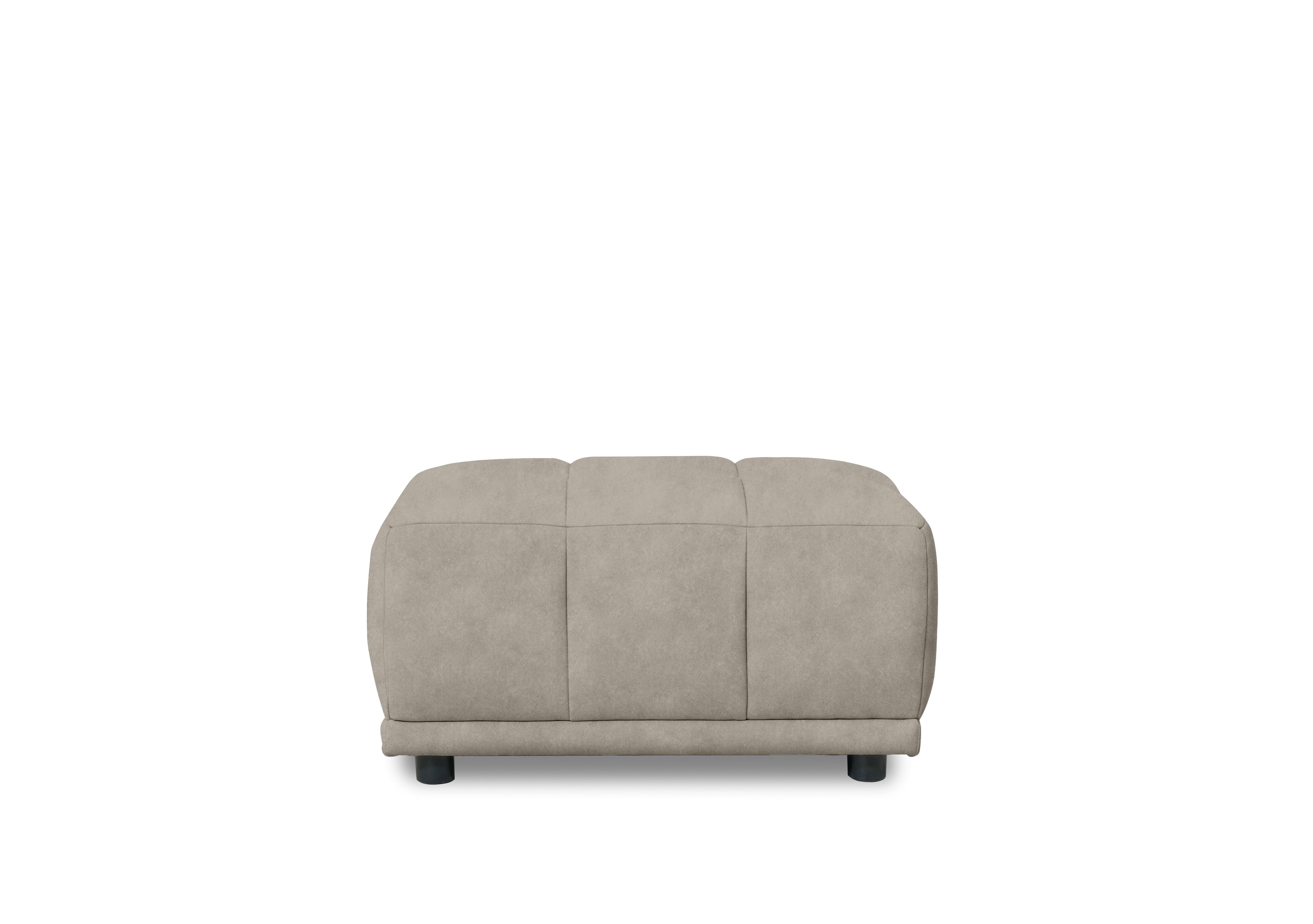 Cube Fabric Large Footstool in Marble Cream 18177 on Furniture Village