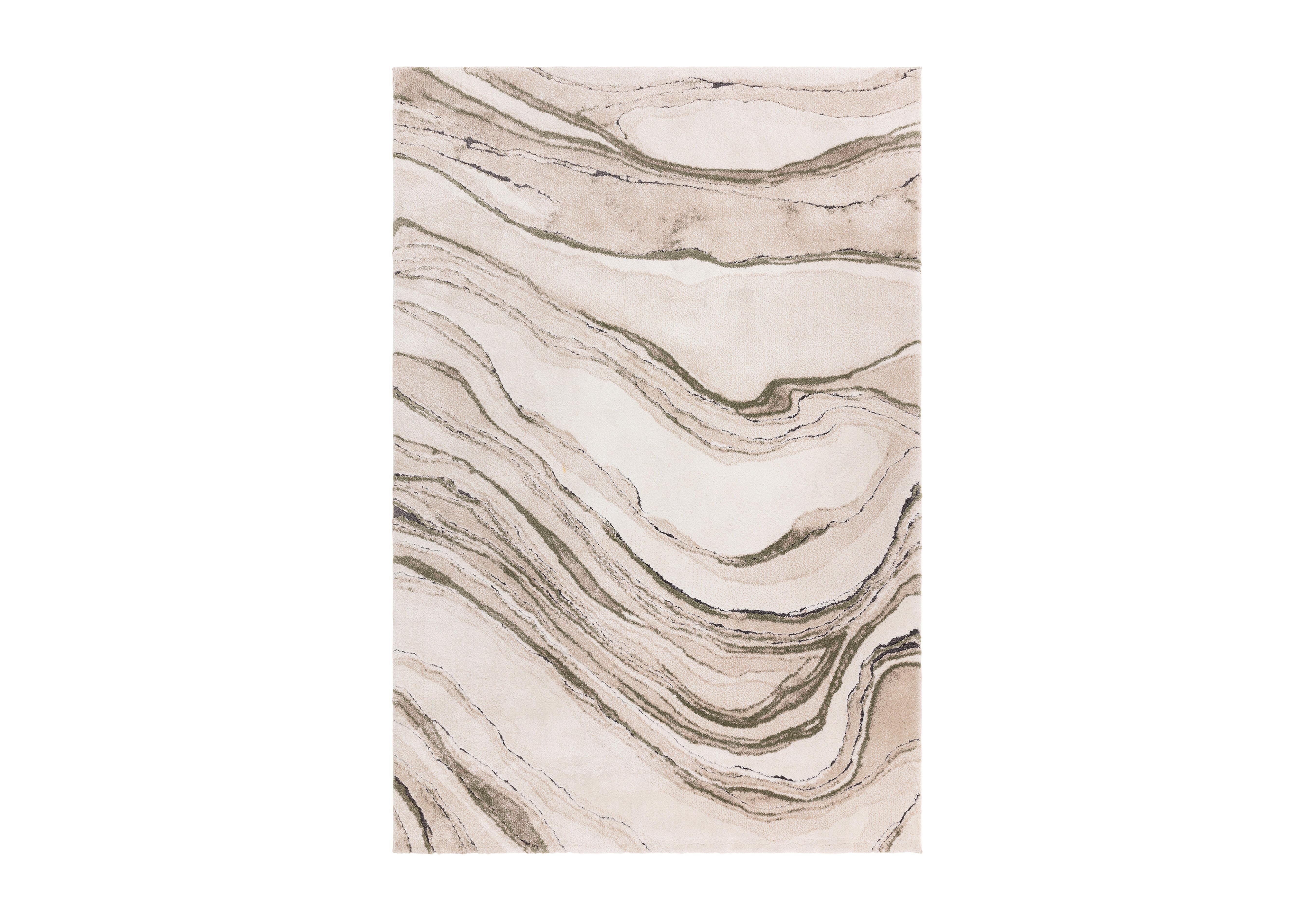 Yana Rug in Green on Furniture Village