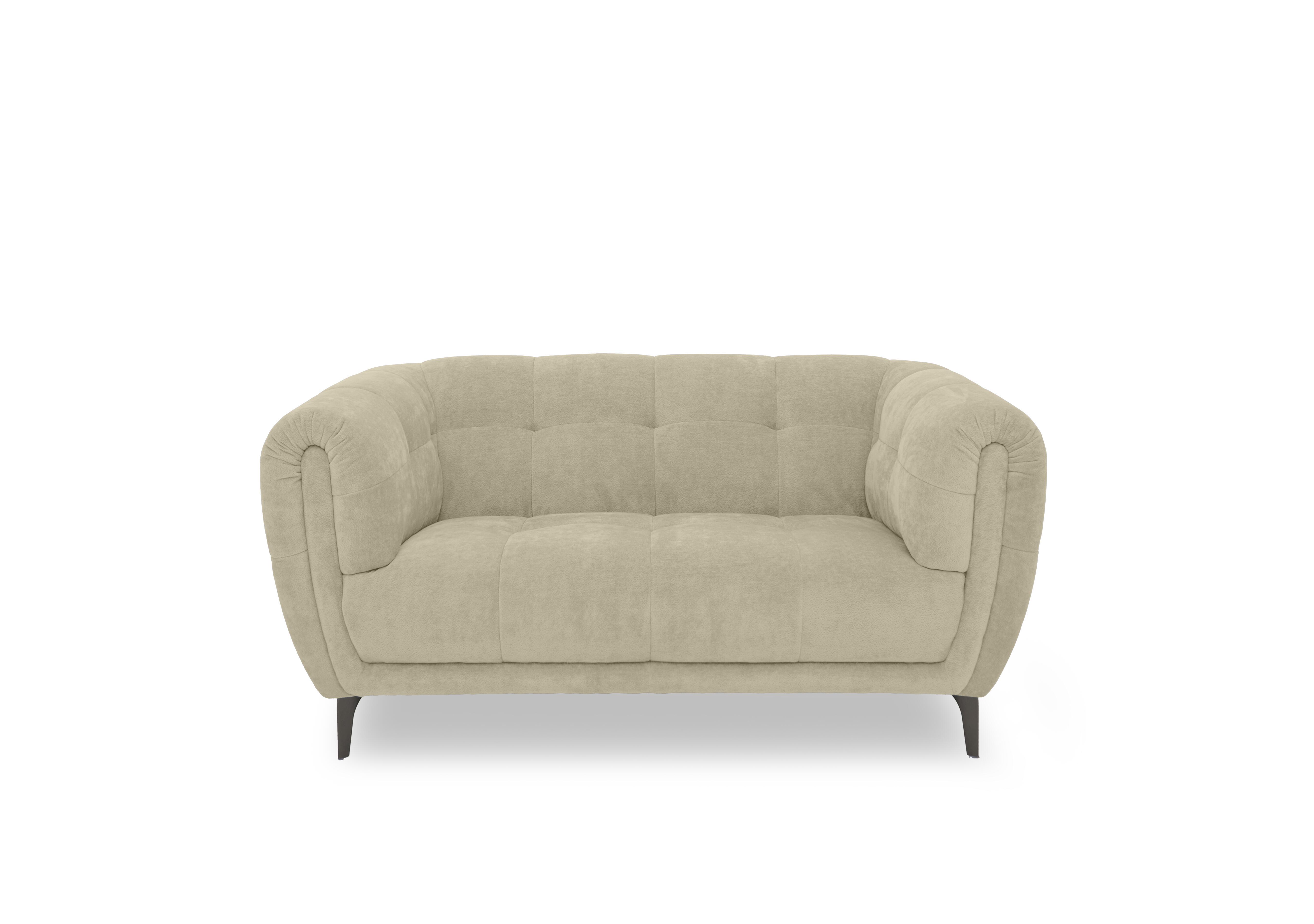 Sienna Fabric 2 Seater Sofa in Bella Barley White 43121 on Furniture Village