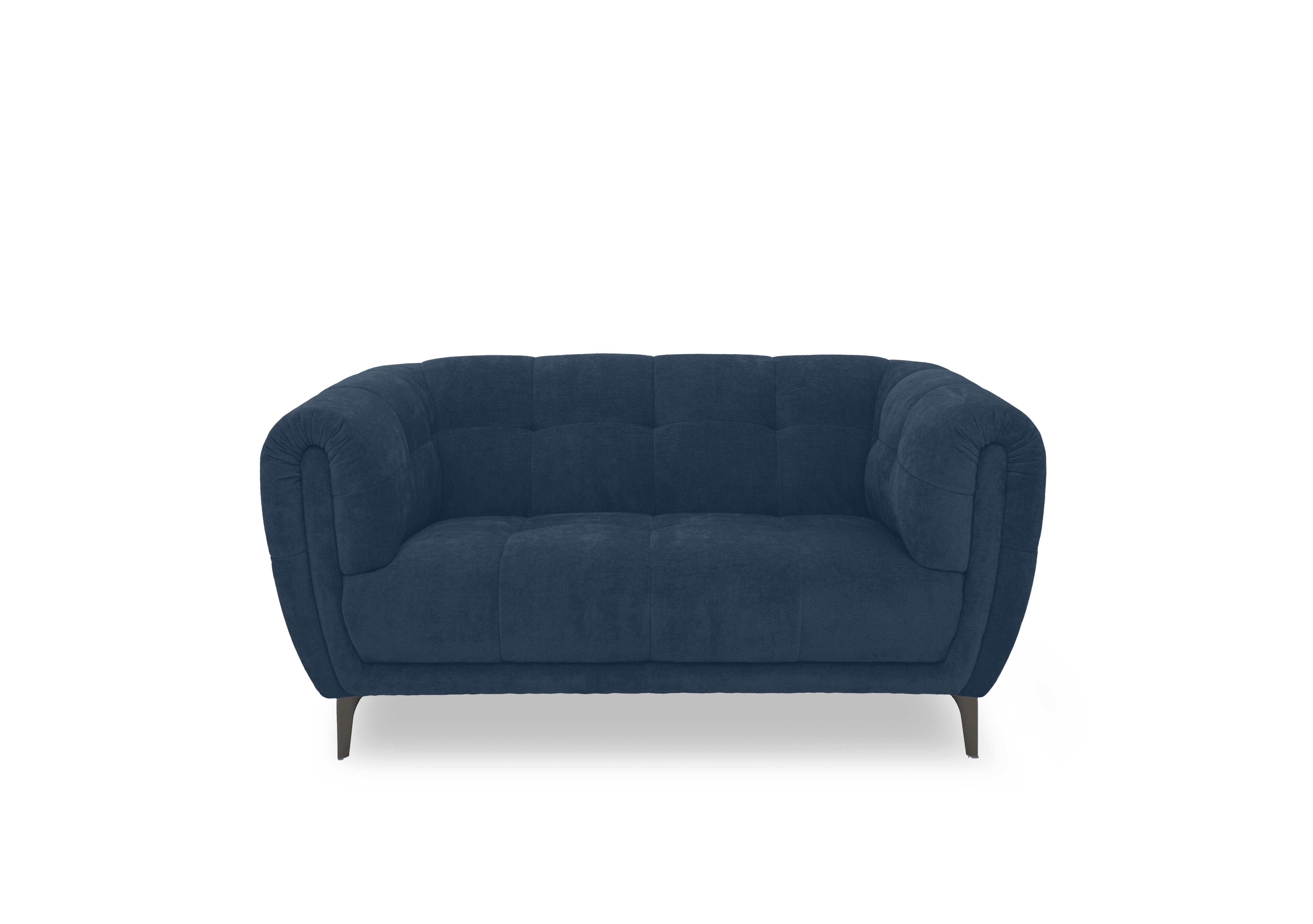 Sienna Fabric 2 Seater Sofa in Bella Navy 43330 on Furniture Village