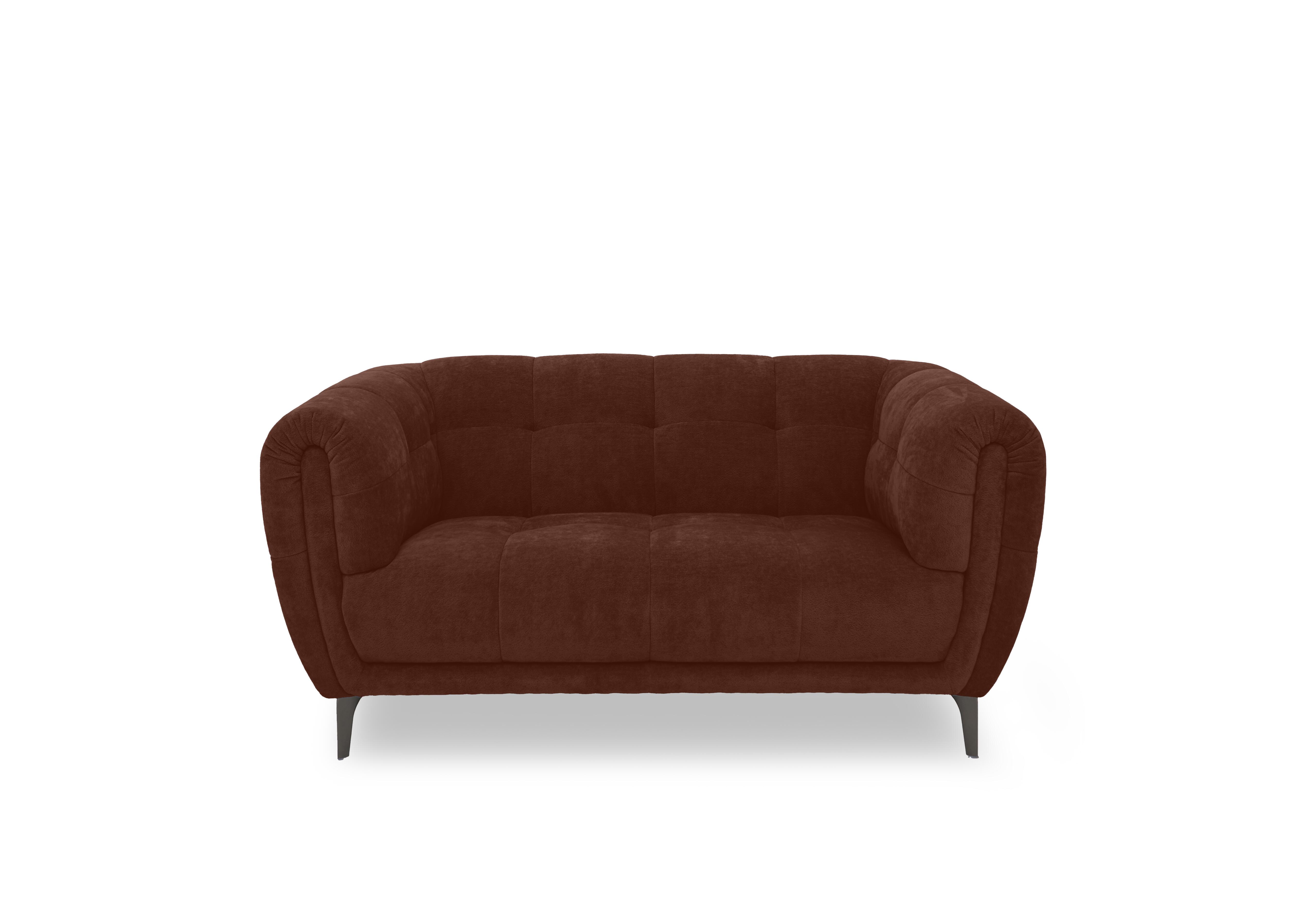 Sienna Fabric 2 Seater Sofa in Bella Rust 43232 on Furniture Village