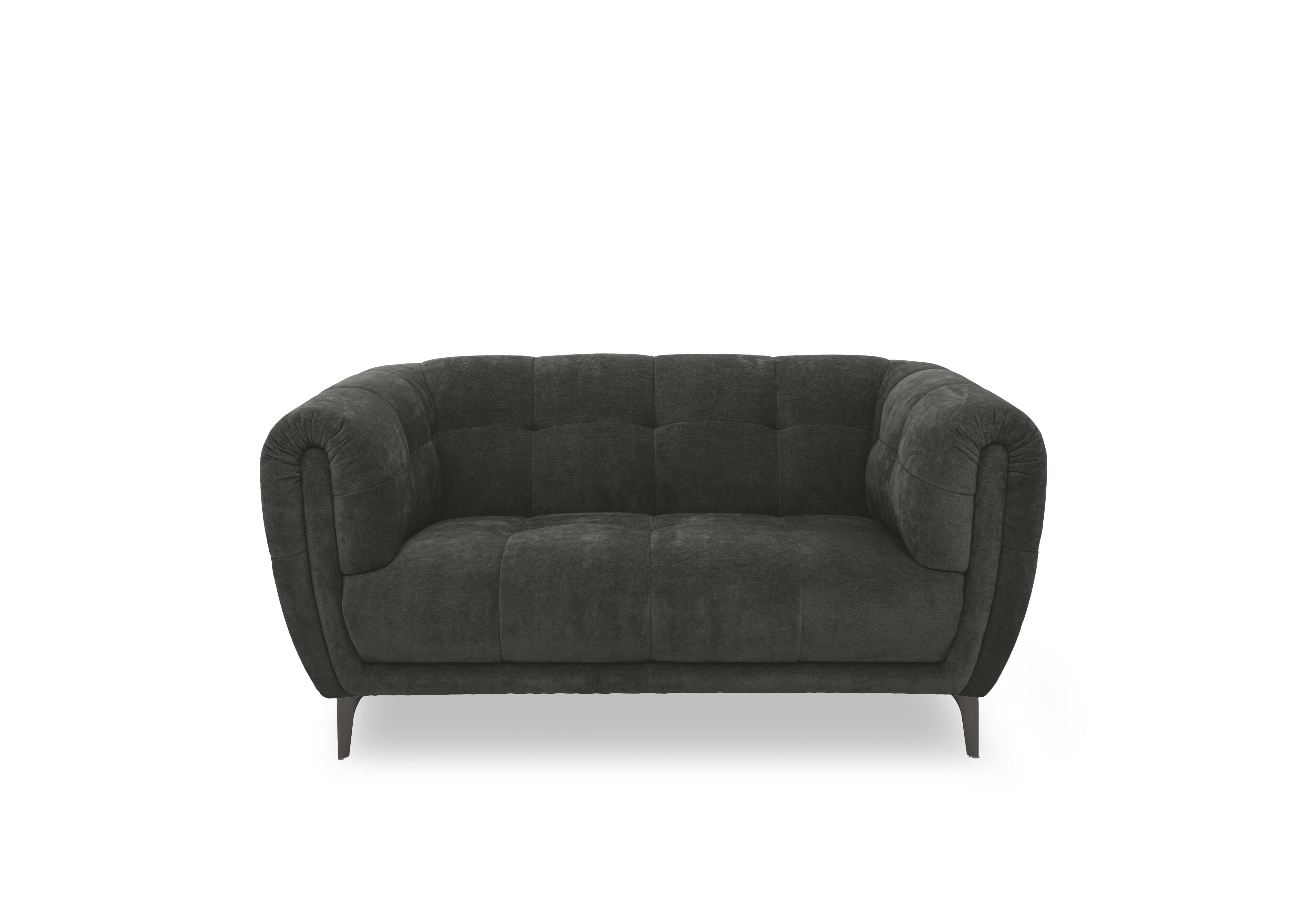 Sienna Fabric 2 Seater Sofa in Hudson Charcoal 25460 on Furniture Village