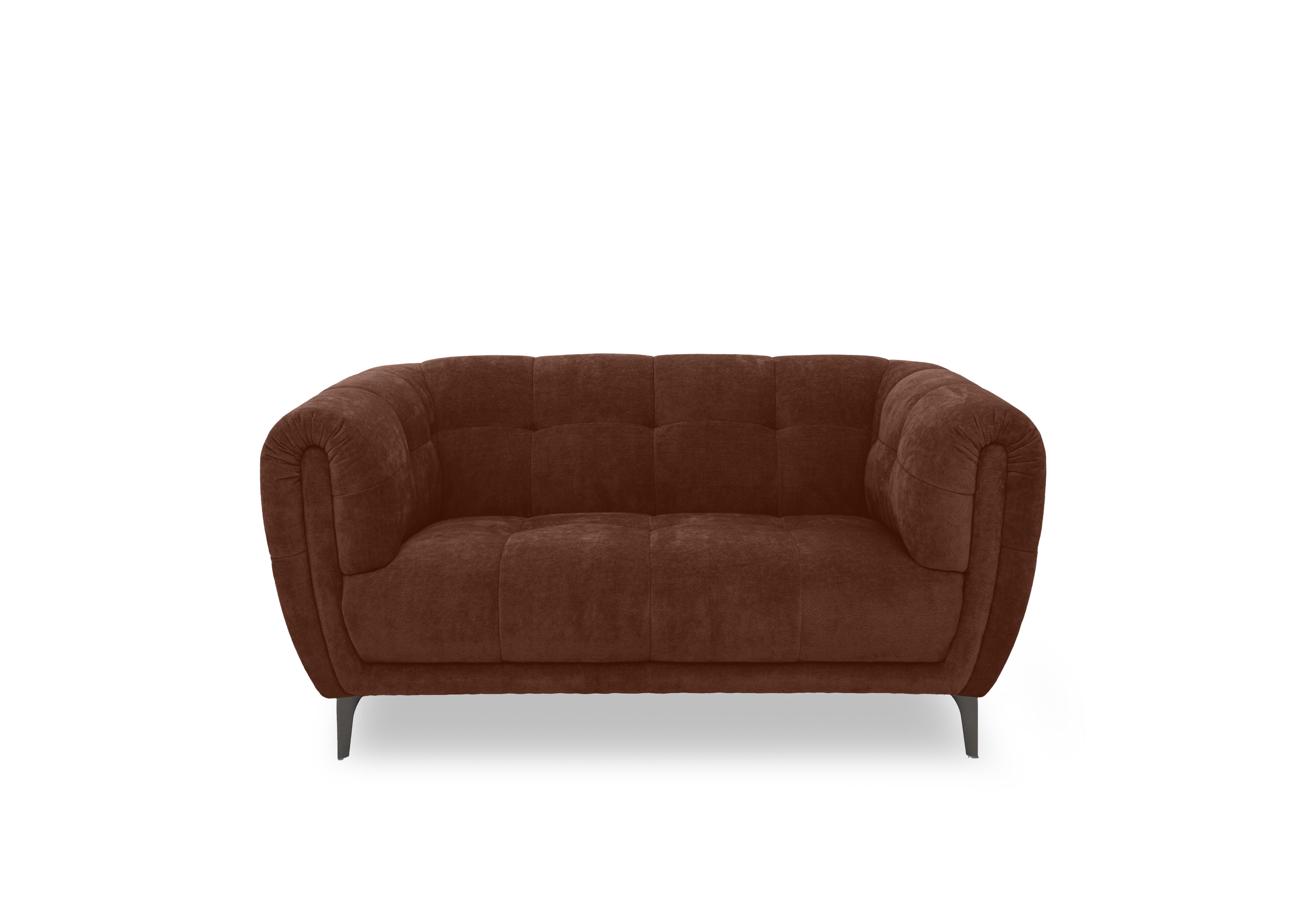 Sienna Fabric 2 Seater Sofa in Hudson Rust 25500 on Furniture Village