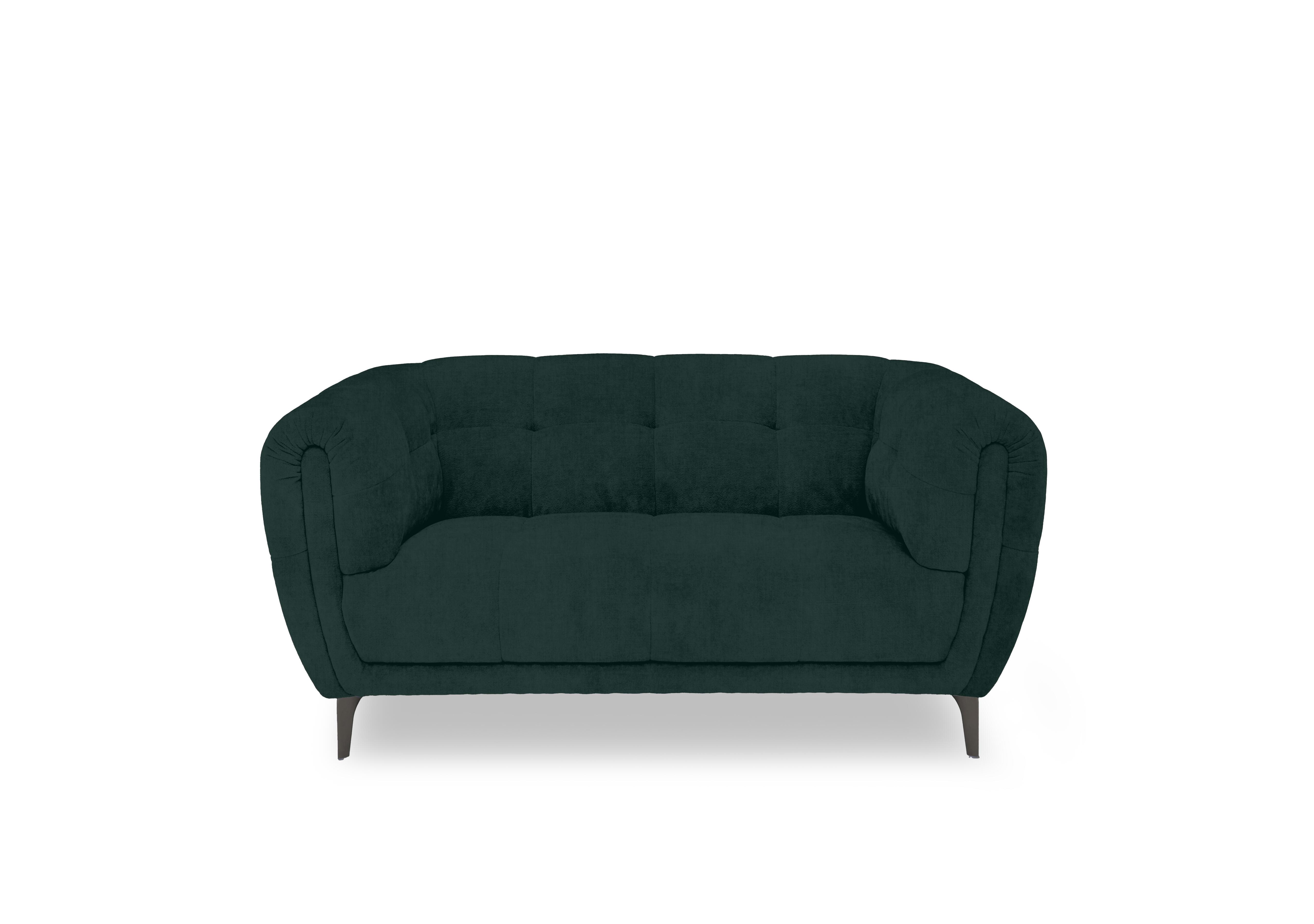 Sienna Fabric 2 Seater Sofa in Opulence Bottle Green 51011 on Furniture Village