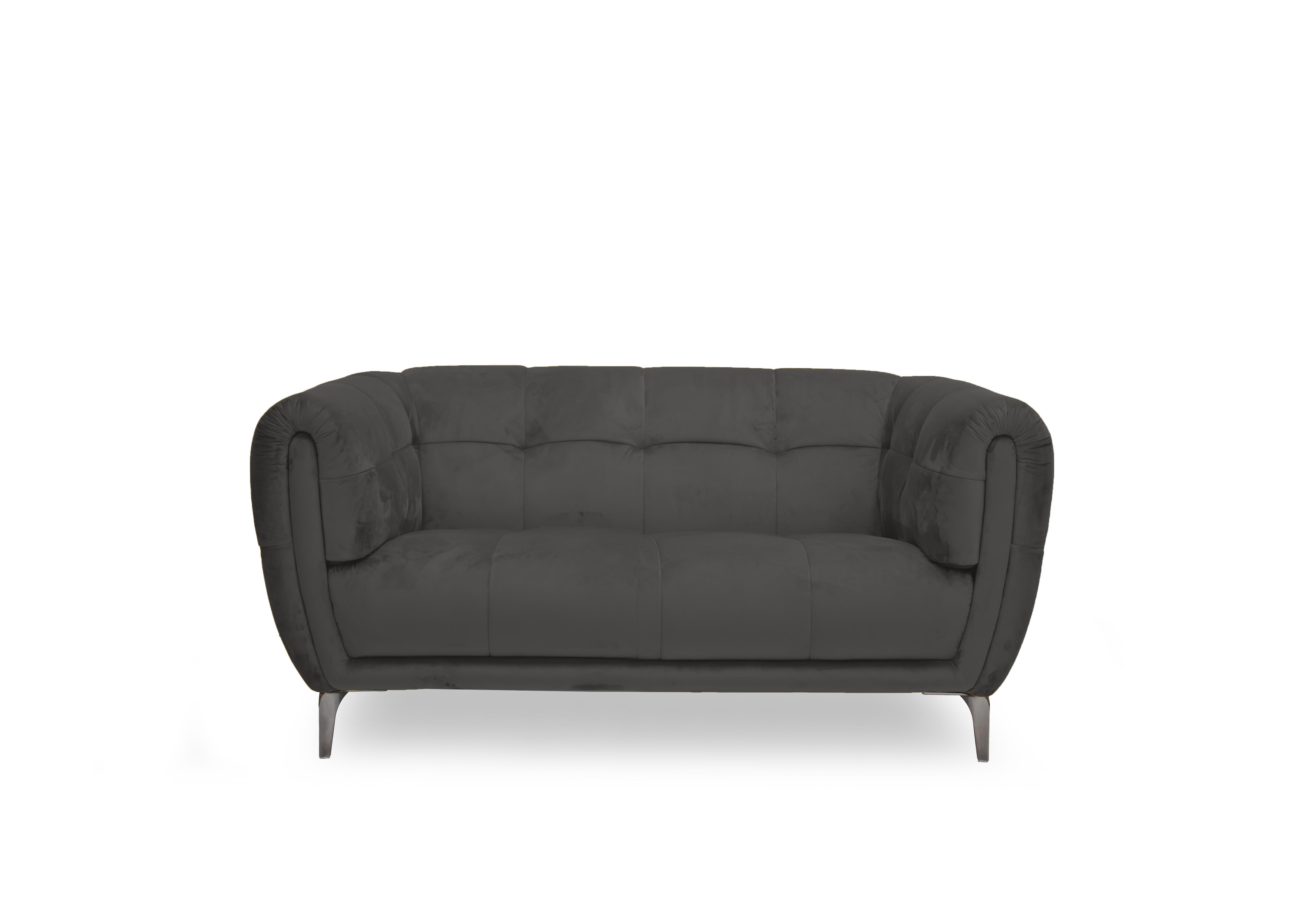Sienna Fabric 2 Seater Sofa in Opulence Granite 51012 on Furniture Village