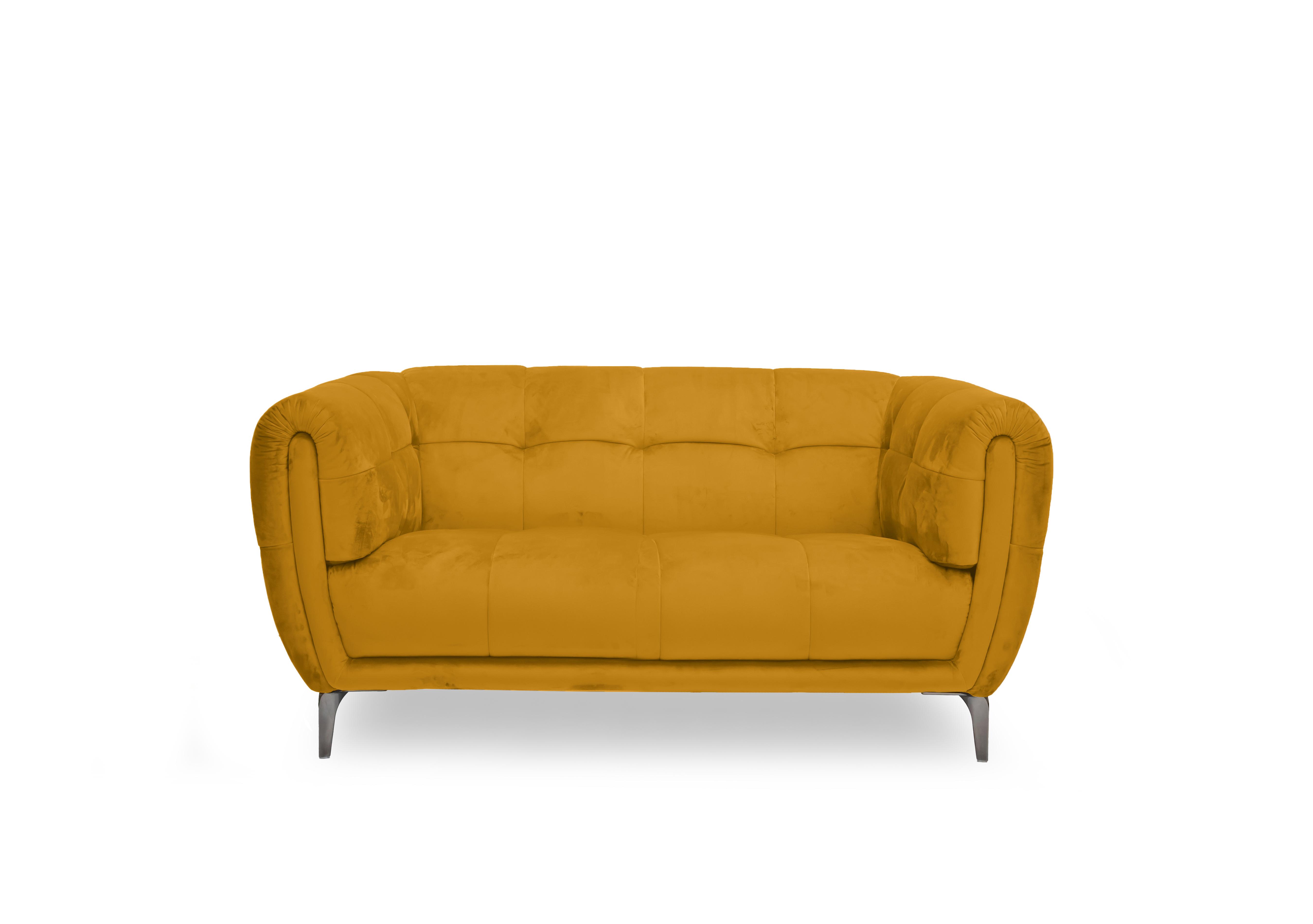 Sienna Fabric 2 Seater Sofa in Opulence Saffron 51009 on Furniture Village